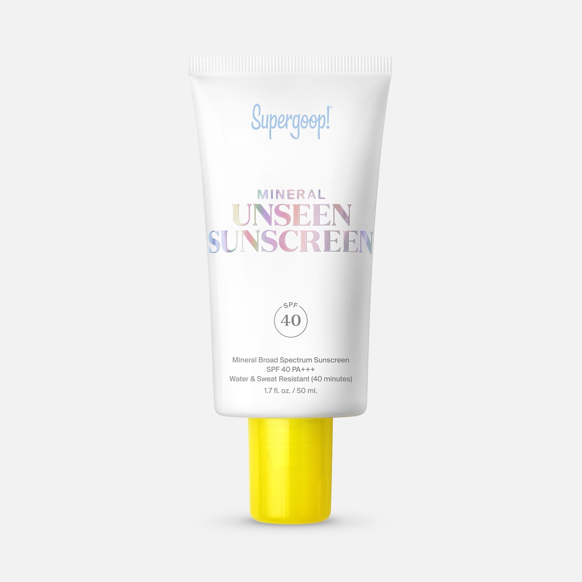 Supergoop! Mineral Unseen Sunscreen, SPF 40, 1.7 fl oz., , large