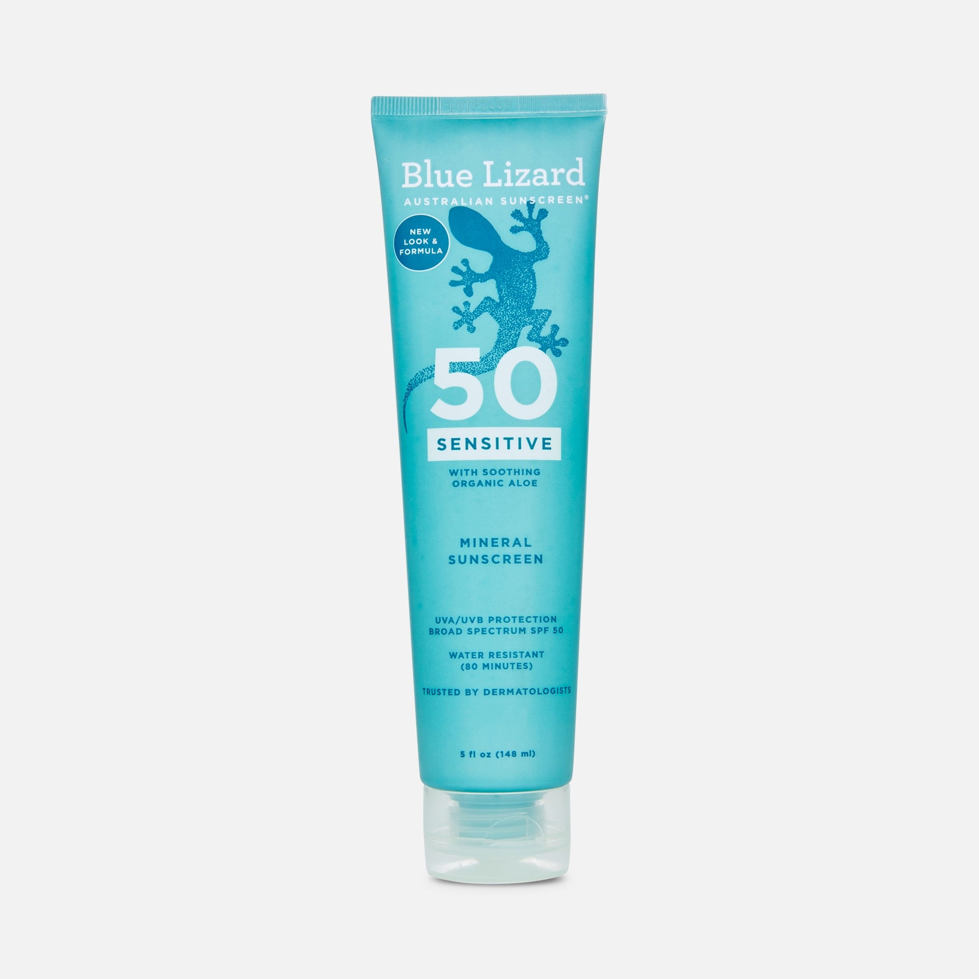 Blue Lizard Sensitive Sunscreen SPF 50 Lotion, 5 oz. tube, , large