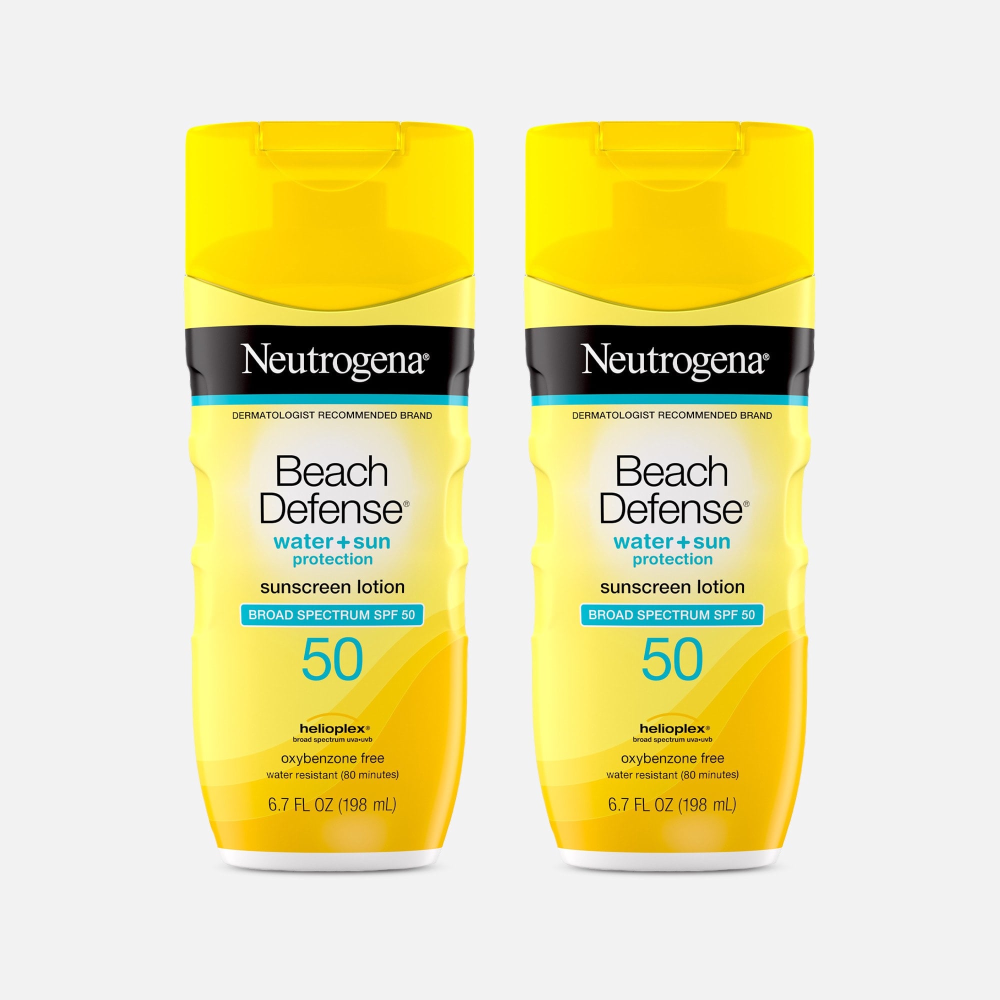 Neutrogena Beach Defense Lotion SPF 50, 6.7 oz. (2-Pack), , large