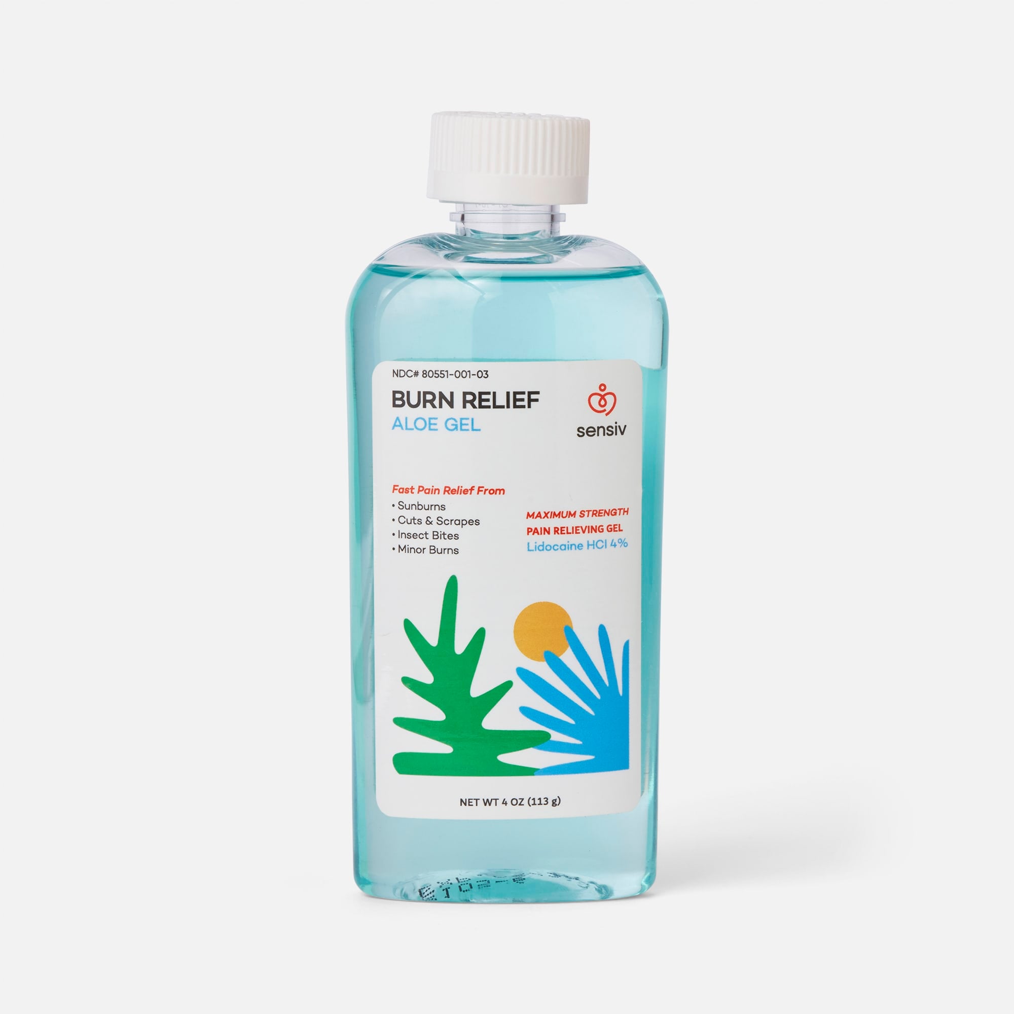 Sensiv Aloe Burn Relief Maximum Strength Gel, , large