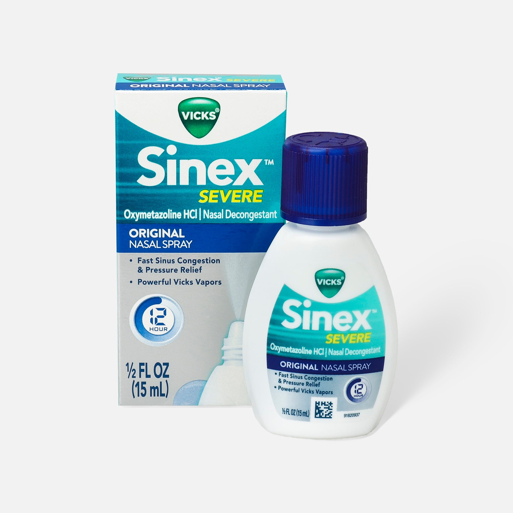 Vicks Sinex Severe Nasal Spray, Original, , large