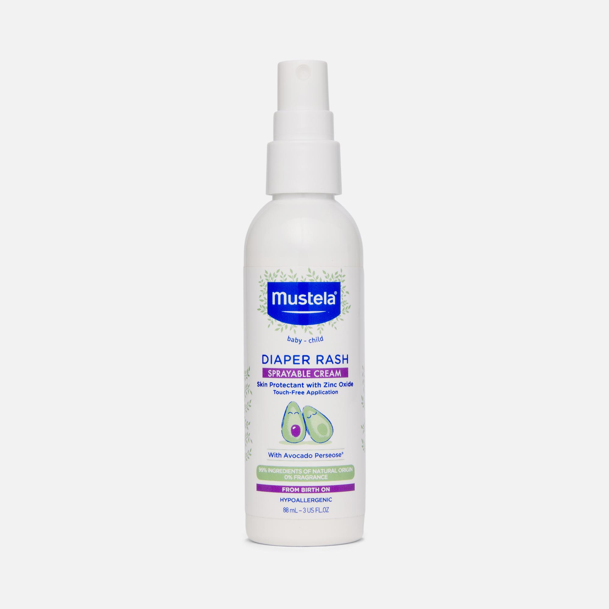 Mustela Diaper Rash Sprayable Cream, 3 fl oz., , large