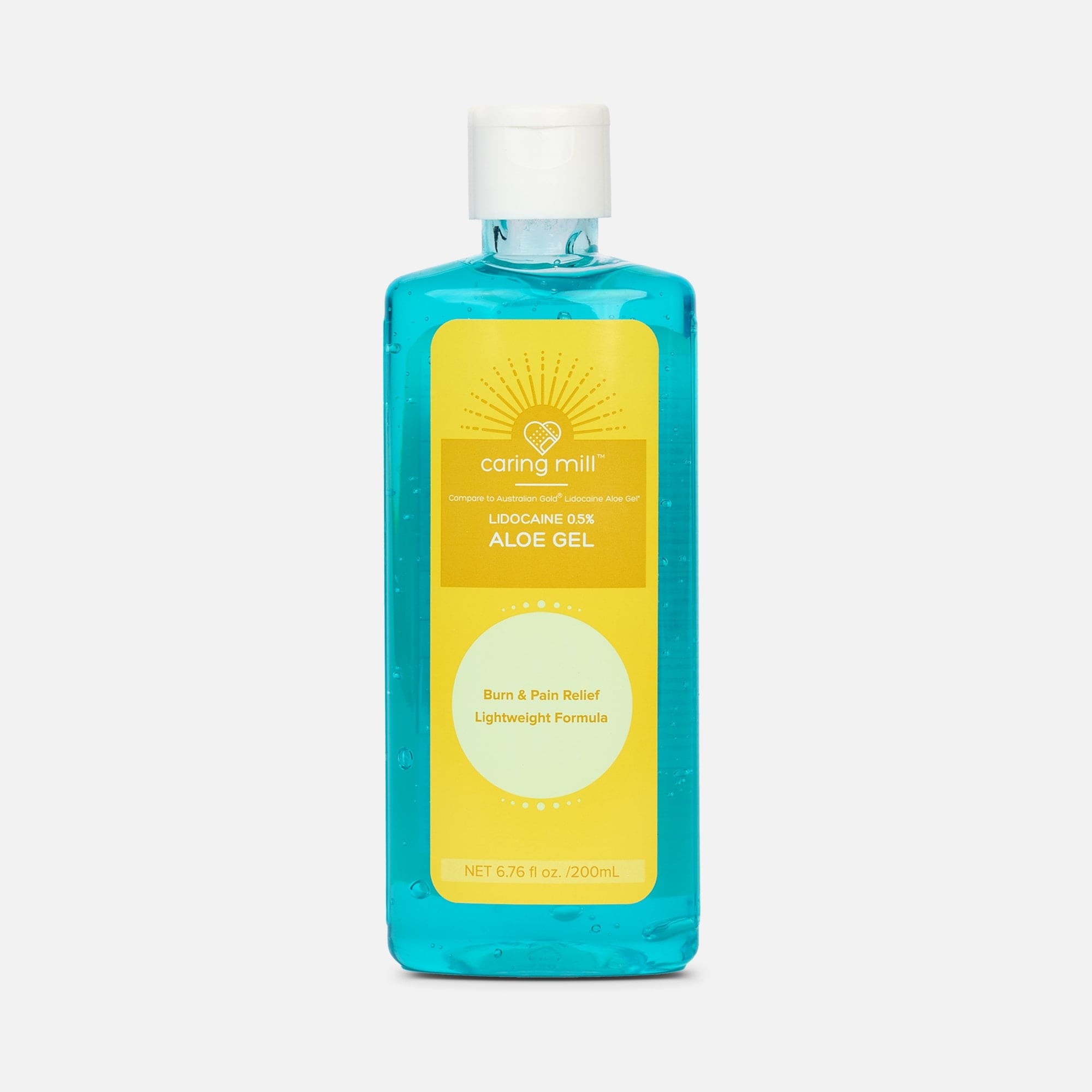 Caring Mill™ Aftersun Cooling Gel With Lidocaine Aloe Vera Value, 6.76 fl oz., , large