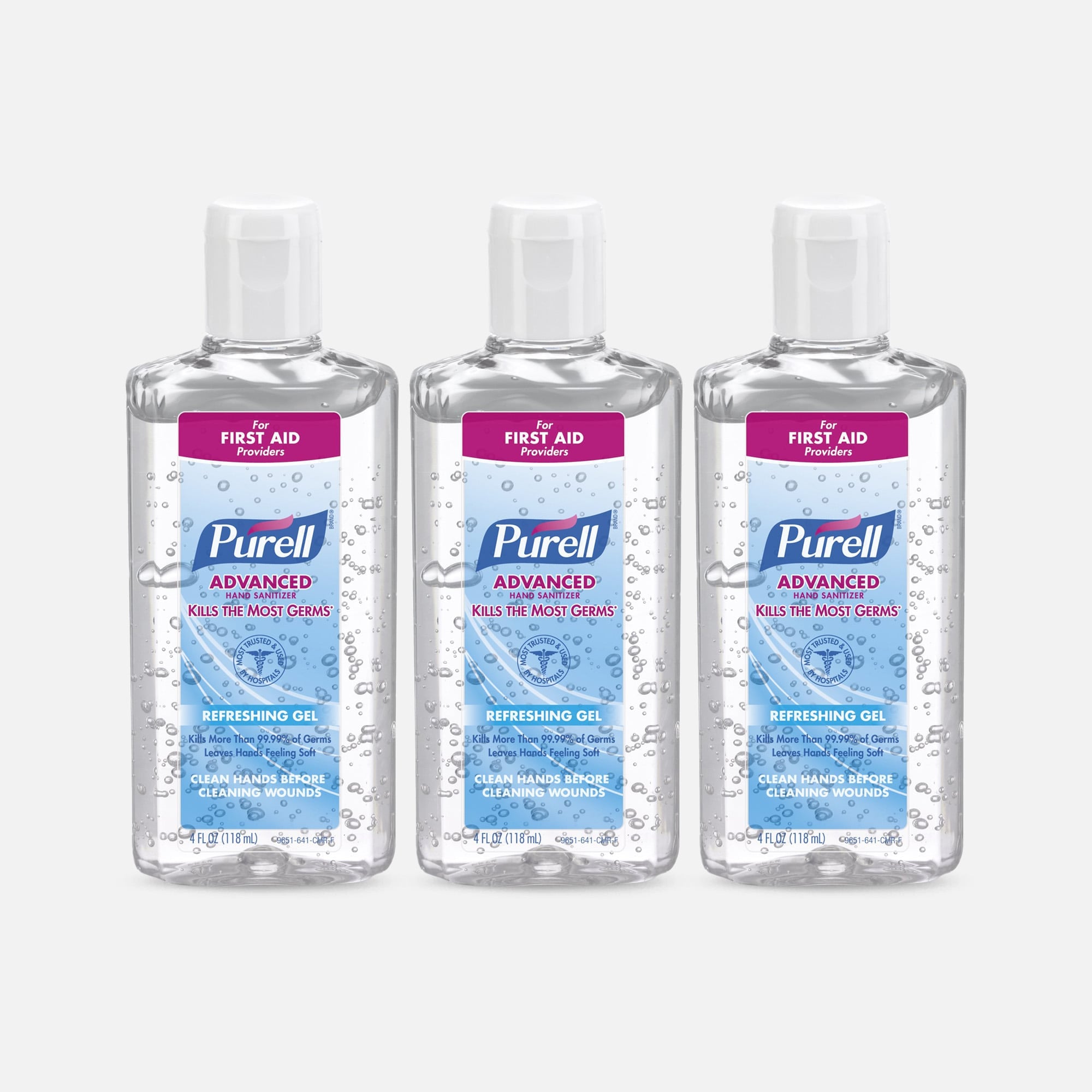 Purell Advanced Hand Sanitizer Gel, 4 fl. oz. (3-Pack), , large