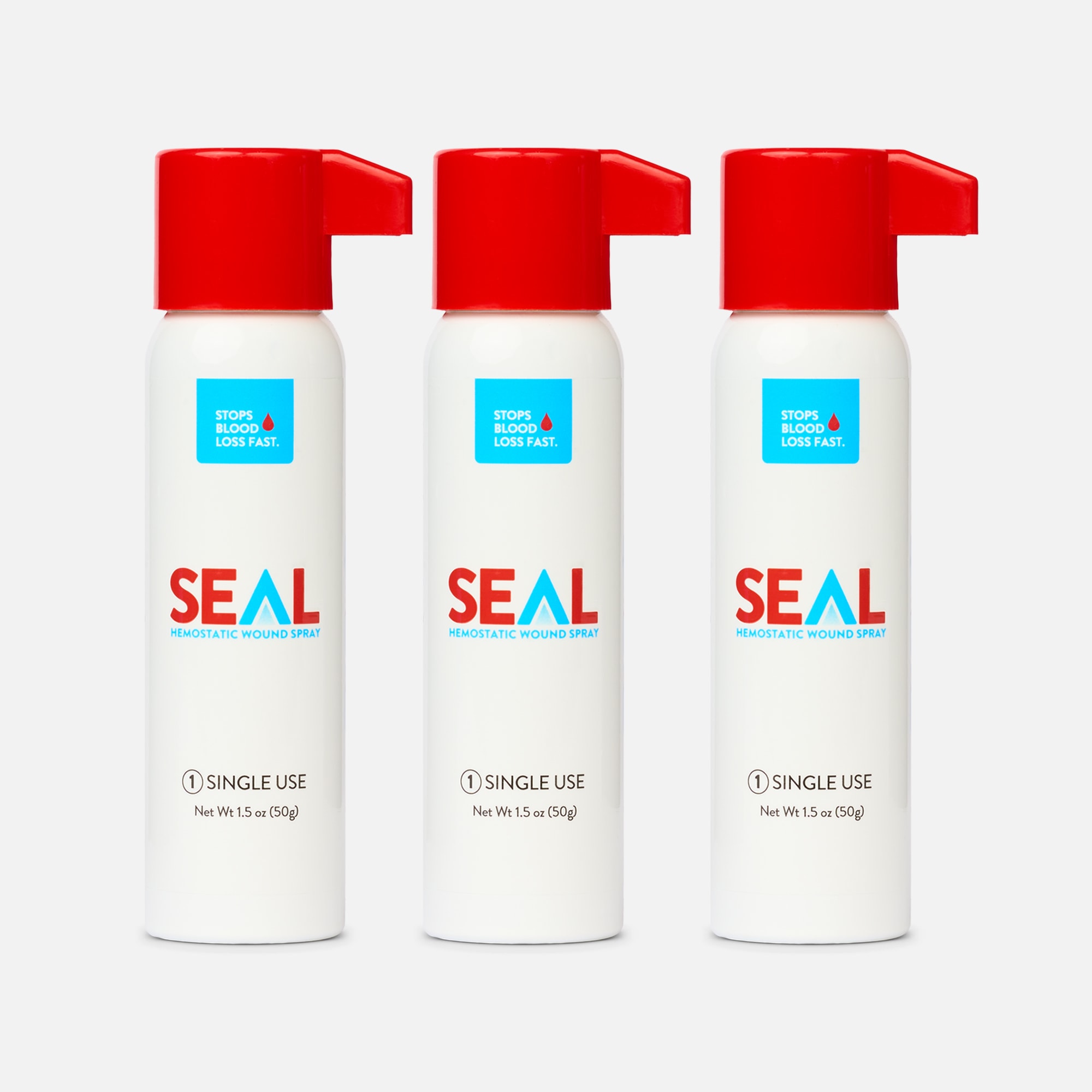 SEAL Hemostatic Wound Spray, 1.5 oz., 3 pack, , large
