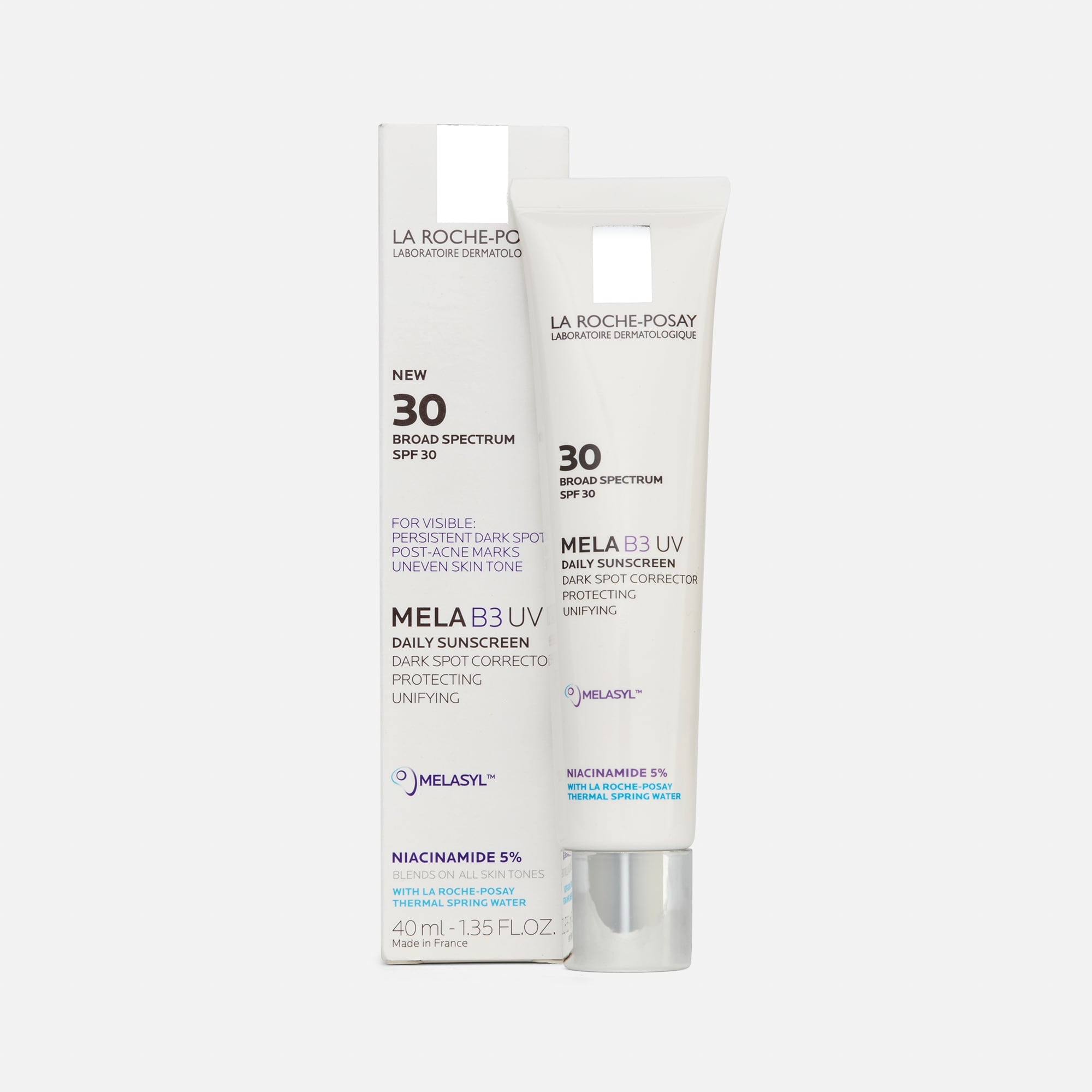 La Roche-Posay Mela B3 UV Daily Moisturizer Sunscreen With Melasyl & Niacinamide, SPF 30, 1.35 fl oz., , large