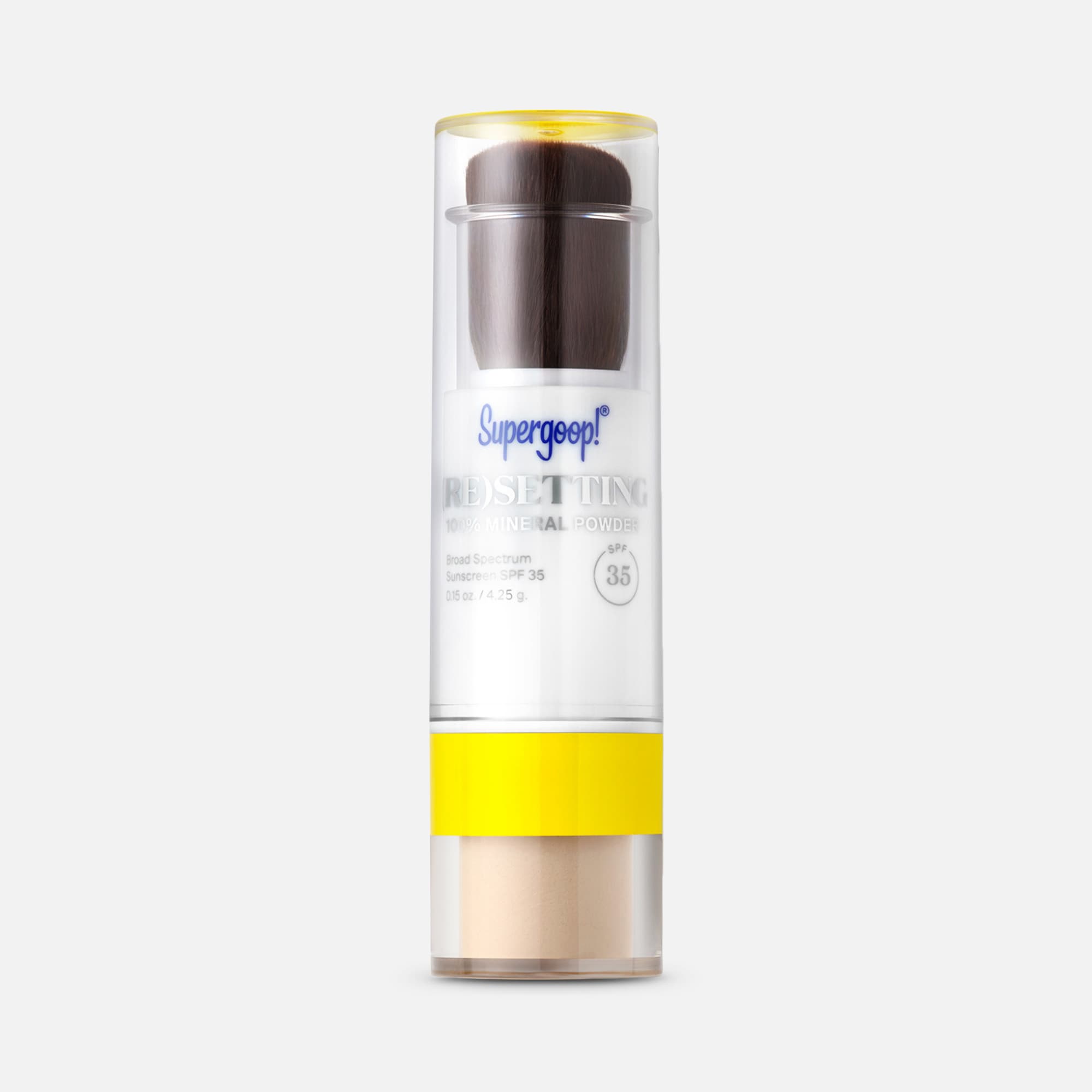 Supergoop! (Re)setting 100% Mineral Powder, SPF 35, Translucent, 0.15 oz.