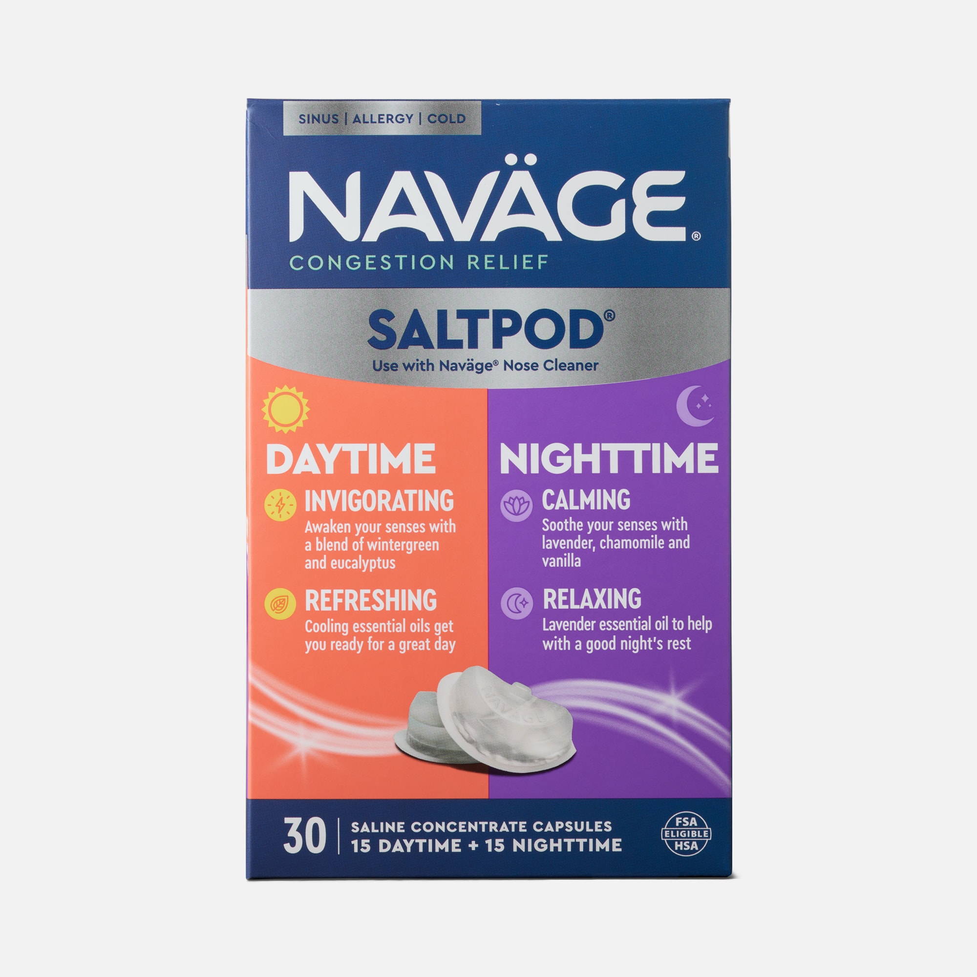 Navage SaltPods Day & Night Combo Pack, 30 ct., , large