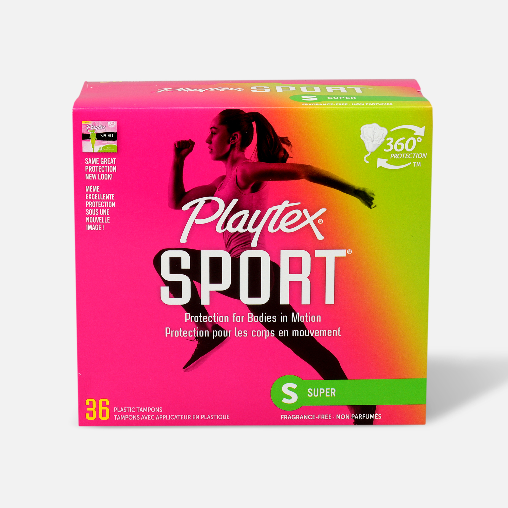 Playtex Sport Super Tampons, Unscented, , large