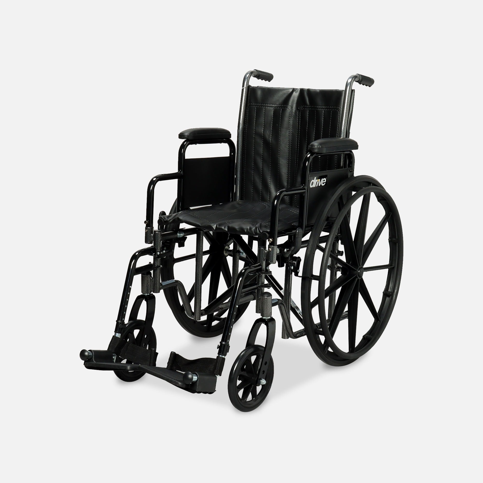 Drive Silver Sport 2 Wheelchair, Swing Away Footrests, , large