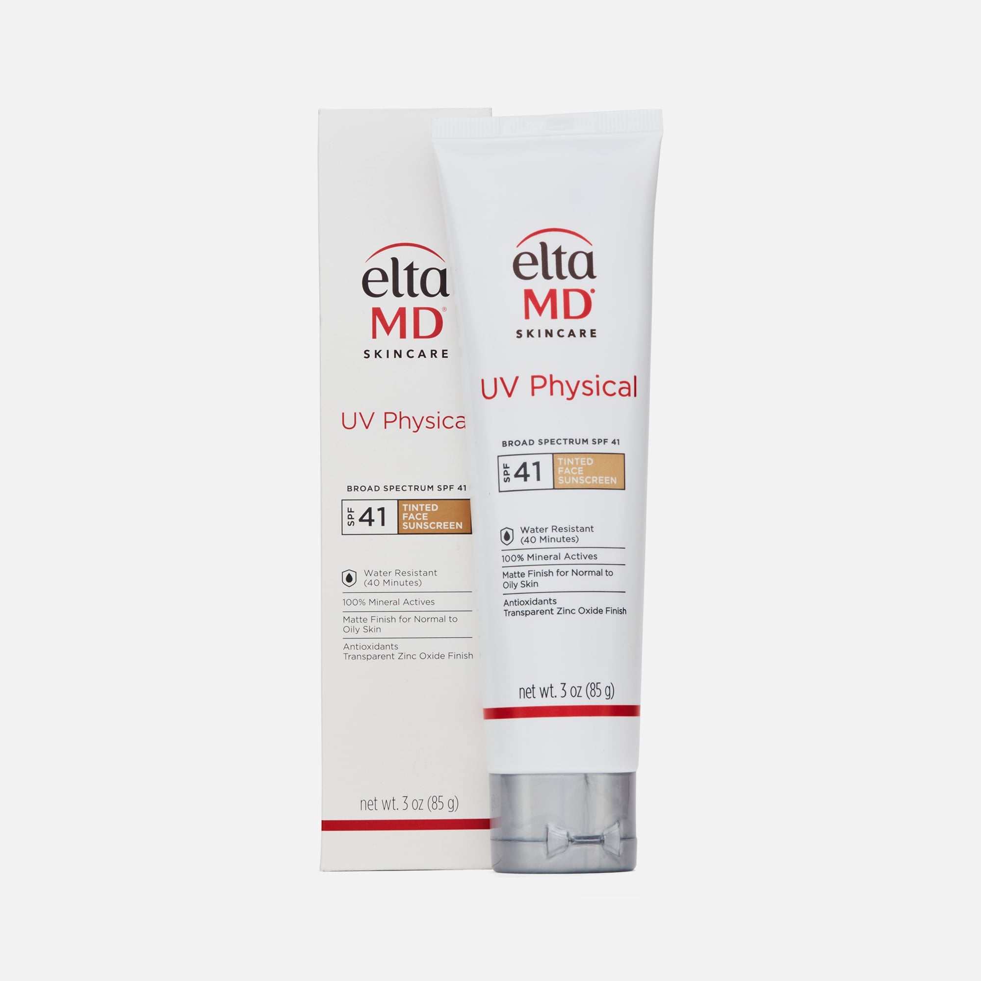 EltaMD UV Physical Broad-Spectrum Tinted Mineral Face Sunscreen, SPF 41, 3 oz., , large