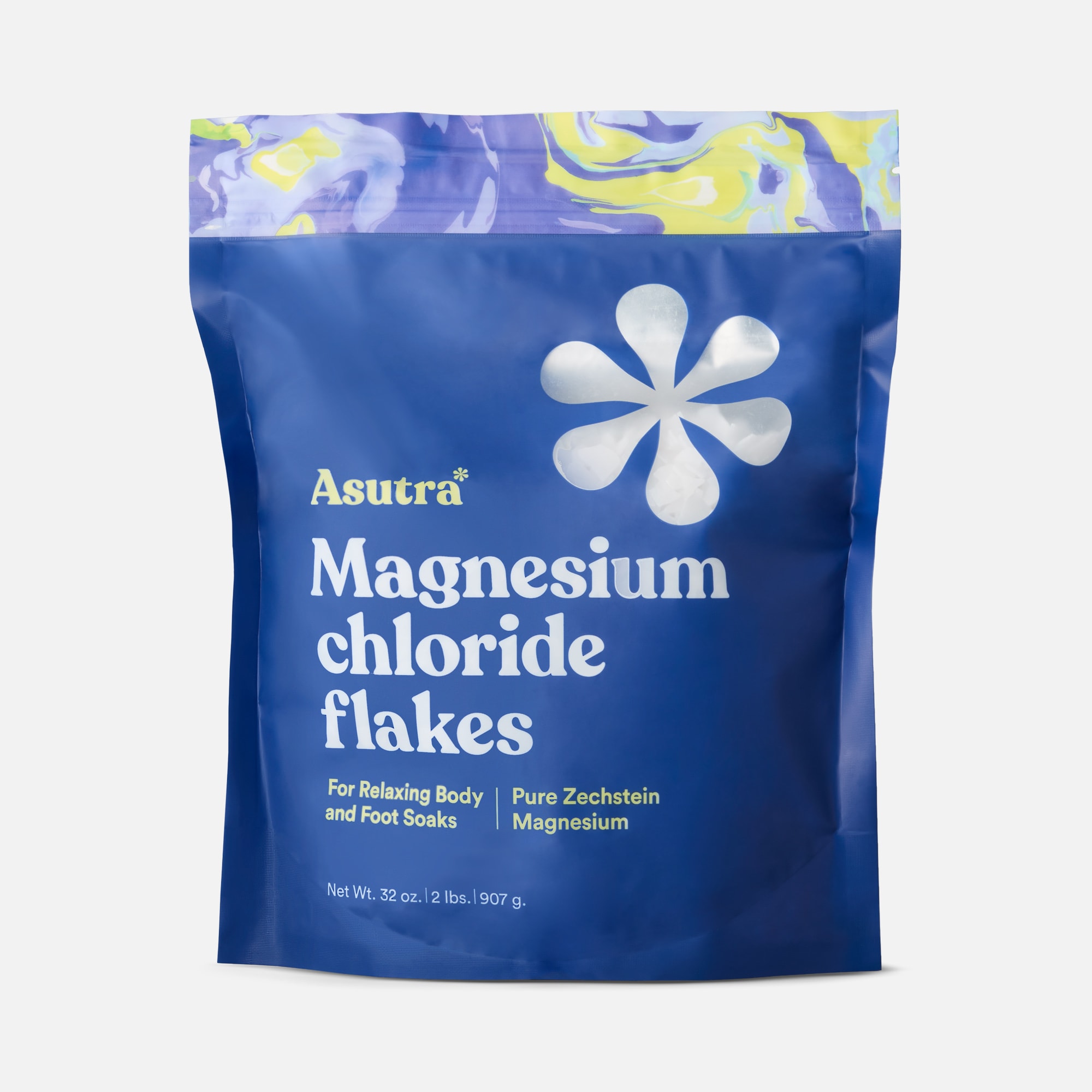 Asutra Magnesium Chloride Flakes, 2 lbs.
