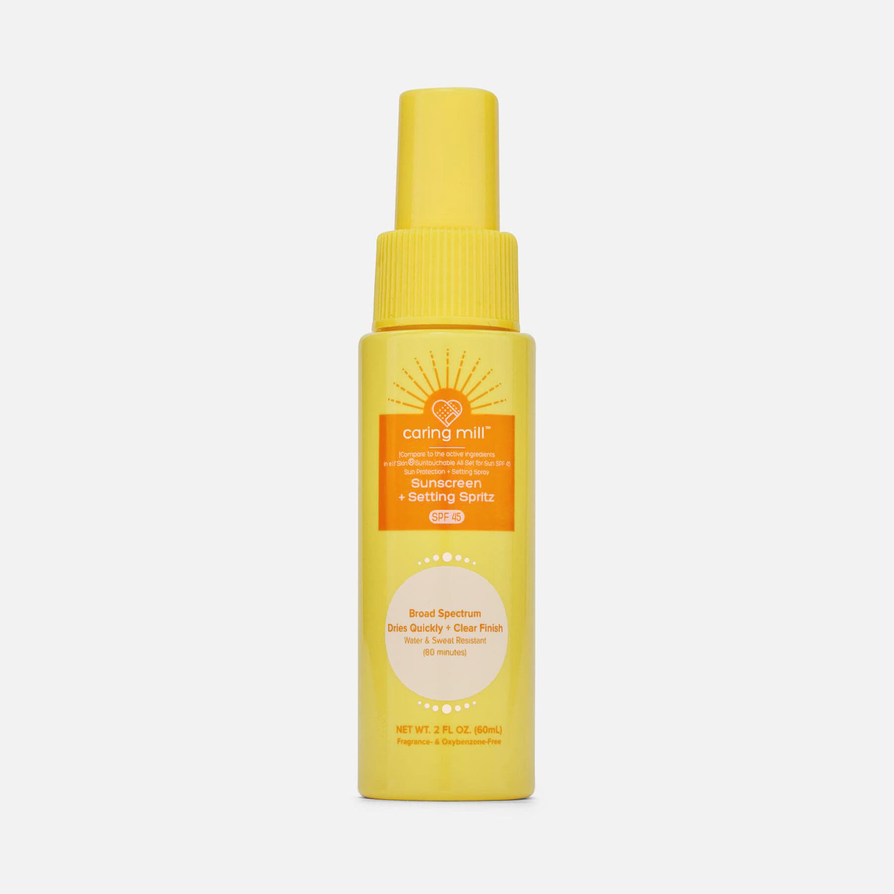 Caring Mill™ Sunscreen Setting Spritz, SPF 45, 2 oz., , large