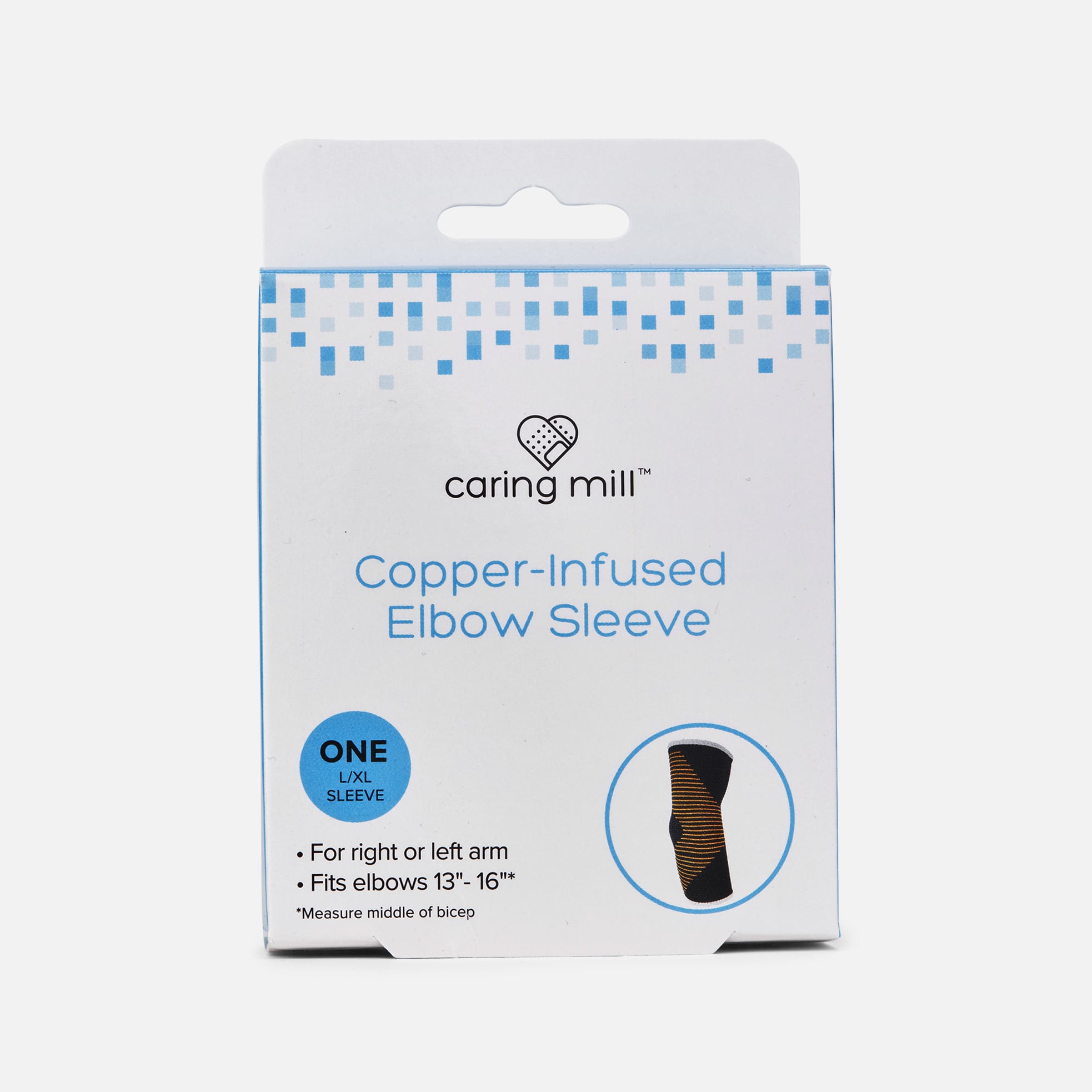 Caring Mill™ Copper-Infused Elbow Compression Sleeve