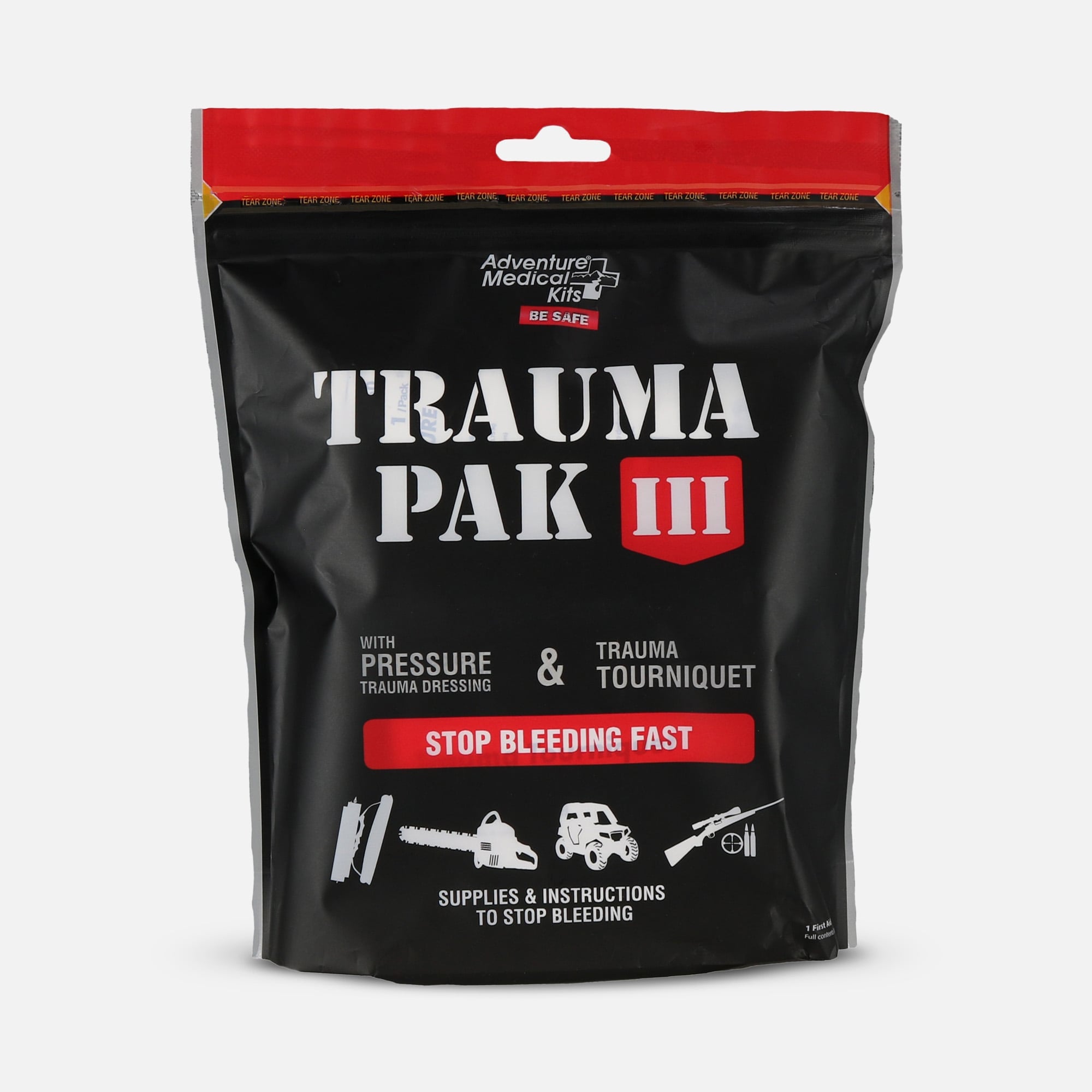 Adventure Medical Kits Trauma Pak III with Tourniquet, 7 pc., , large