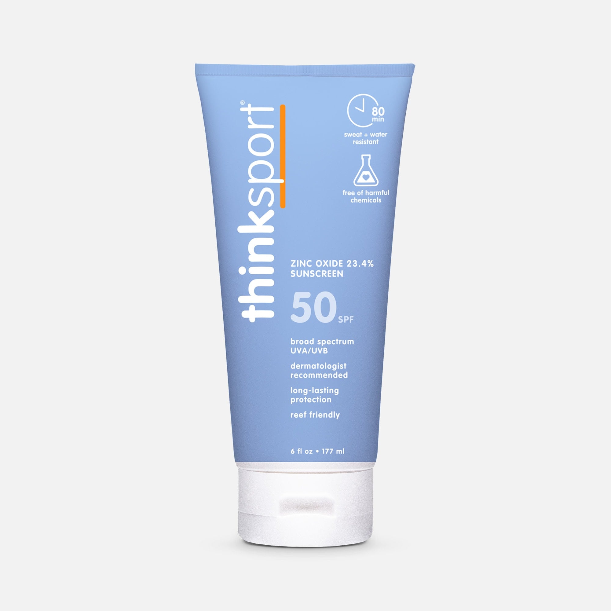thinksport SPF 50 Sunscreen 6 fl oz, , large