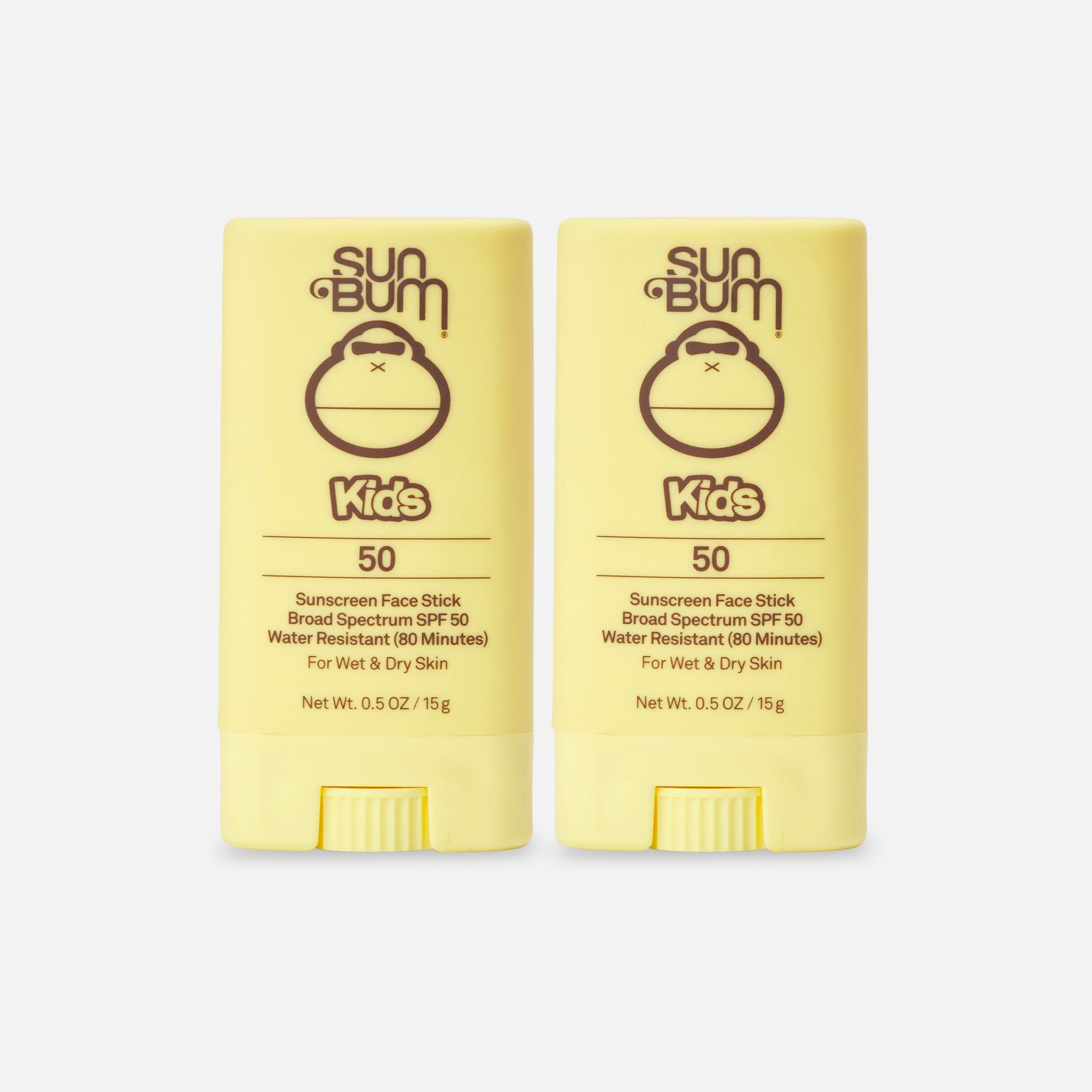 Sun Bum Kids SPF 50 Face Stick (2-Pack), , large