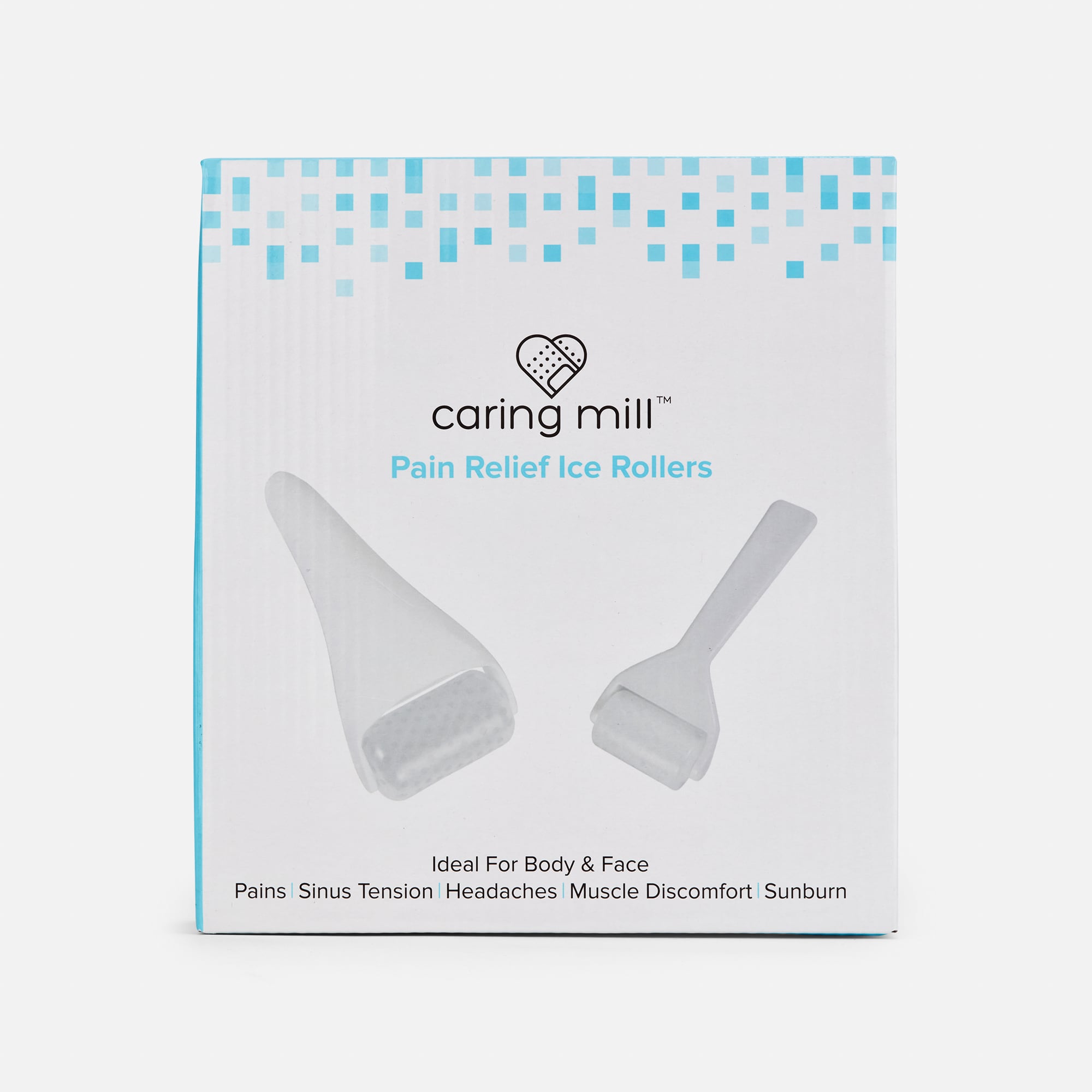 Caring Mill™ Pain Relief Ice Roller Multi-size with Case, 2 pack