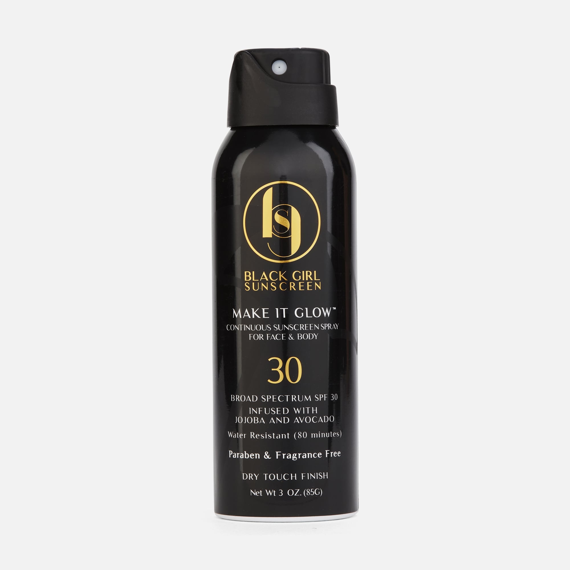 Black Girl Sunscreen Make It Glow Sunscreen Spray, SPF 30, 3 oz., , large