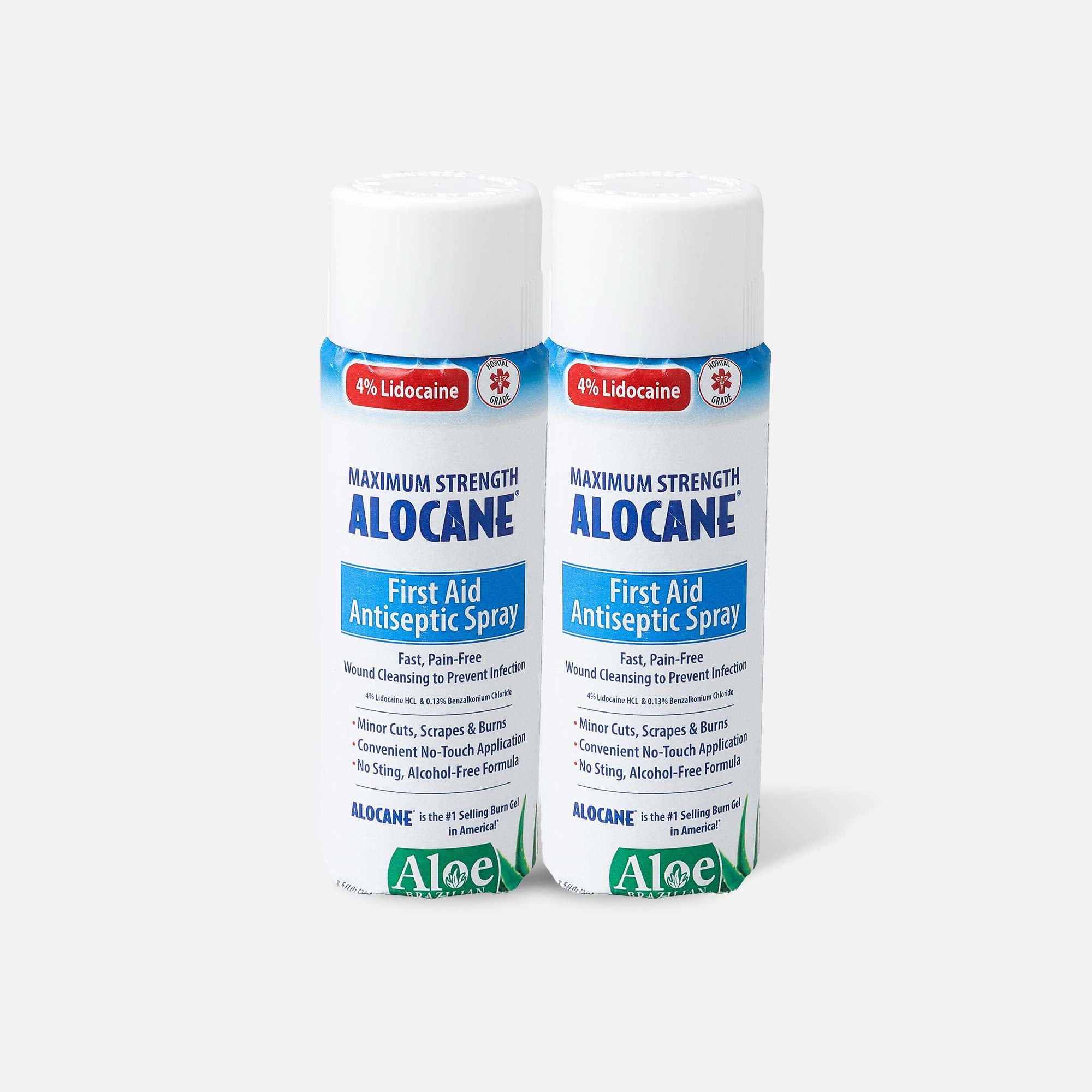 Alocane Maximum Strength First-Aid Antiseptic Spray, 3.5 oz. (2-Pack), , large