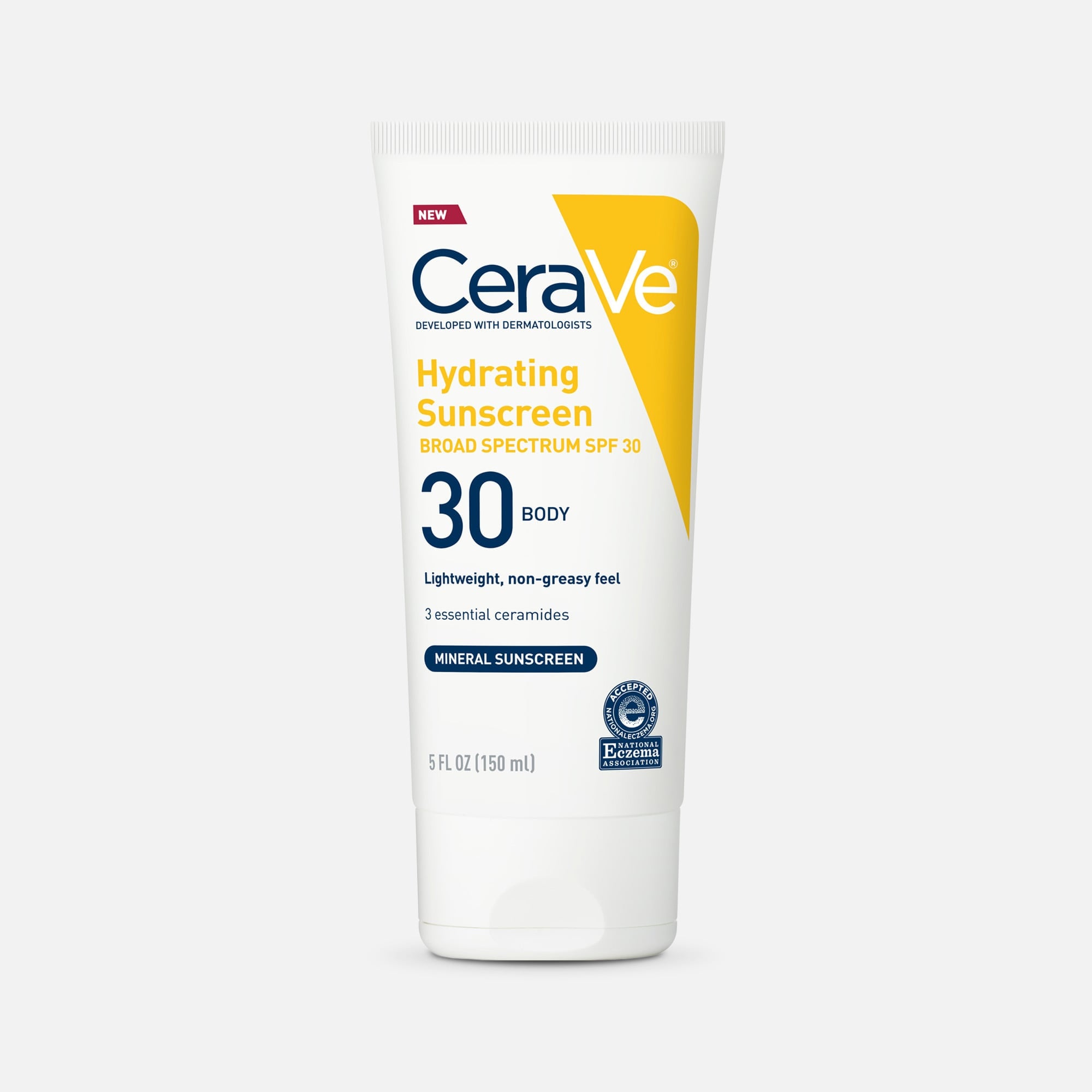 CeraVe Hydrating Sunscreen Body Lotion, SPF 30, 5 fl oz., , large