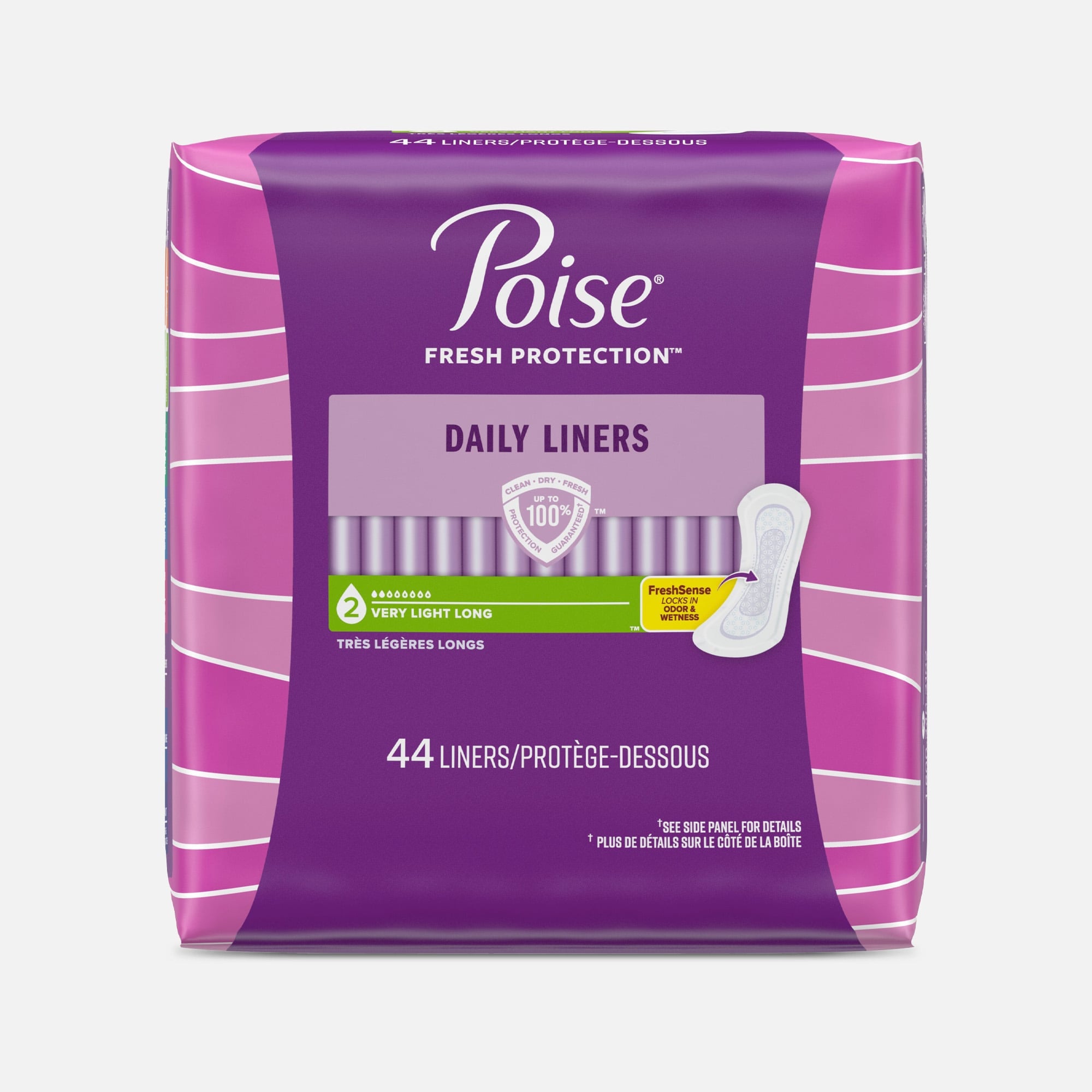 Poise Daily Liners, Incontinence Panty Liners, , large