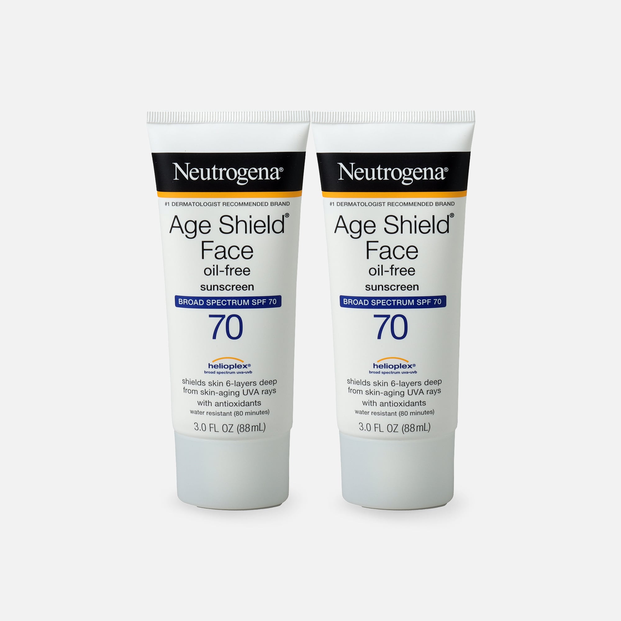 Neutrogena Age Shield Face Sunscreen with SPF 70, 3 oz. (2-Pack), , large