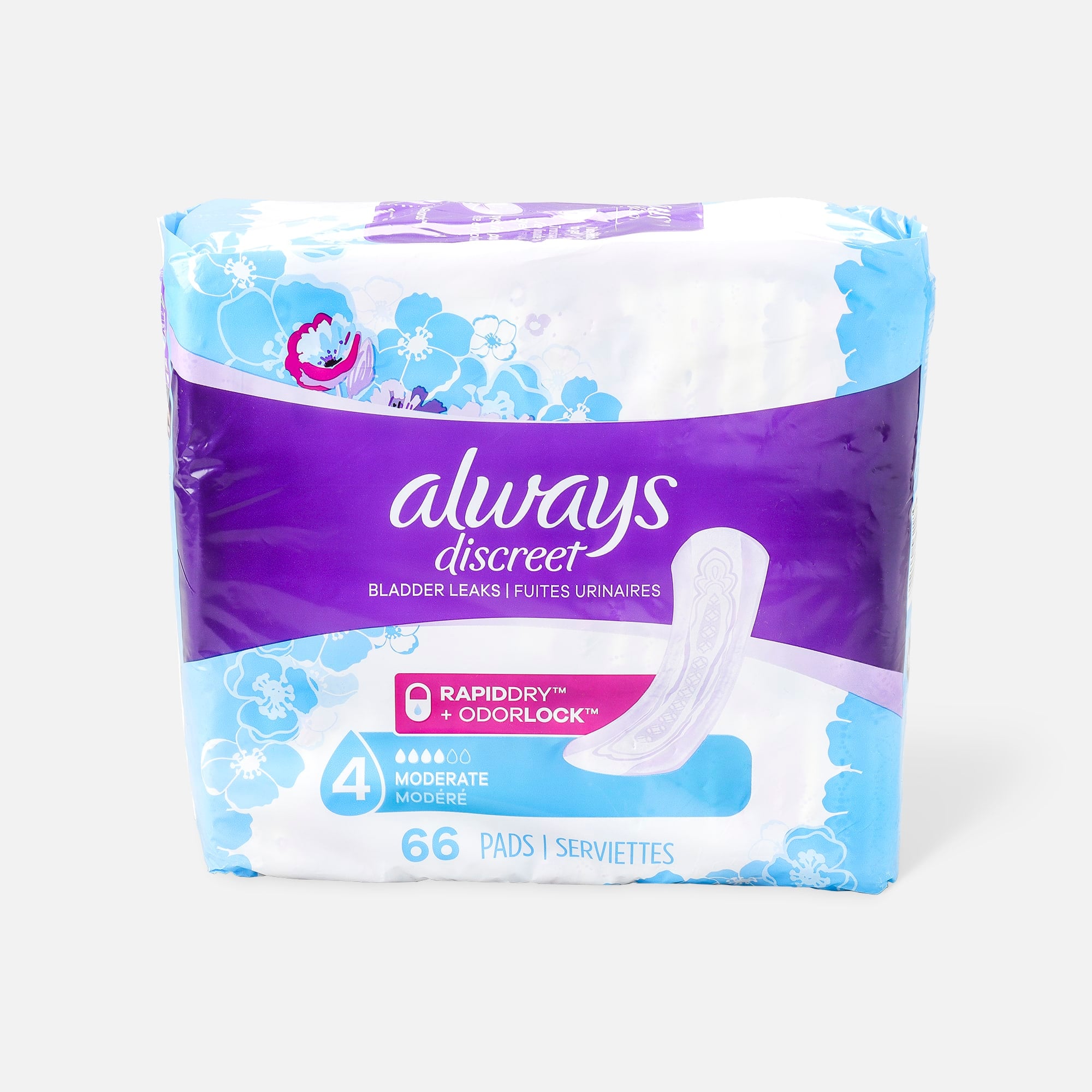 Always Discreet Heavy Incontinence Pads, 48 ct., , large