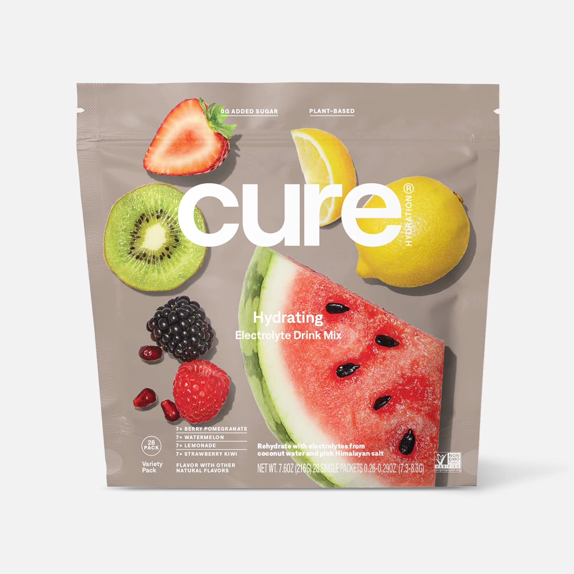 Cure Hydrating Electrolyte Drink Mix Pouches, 28 ct., , large