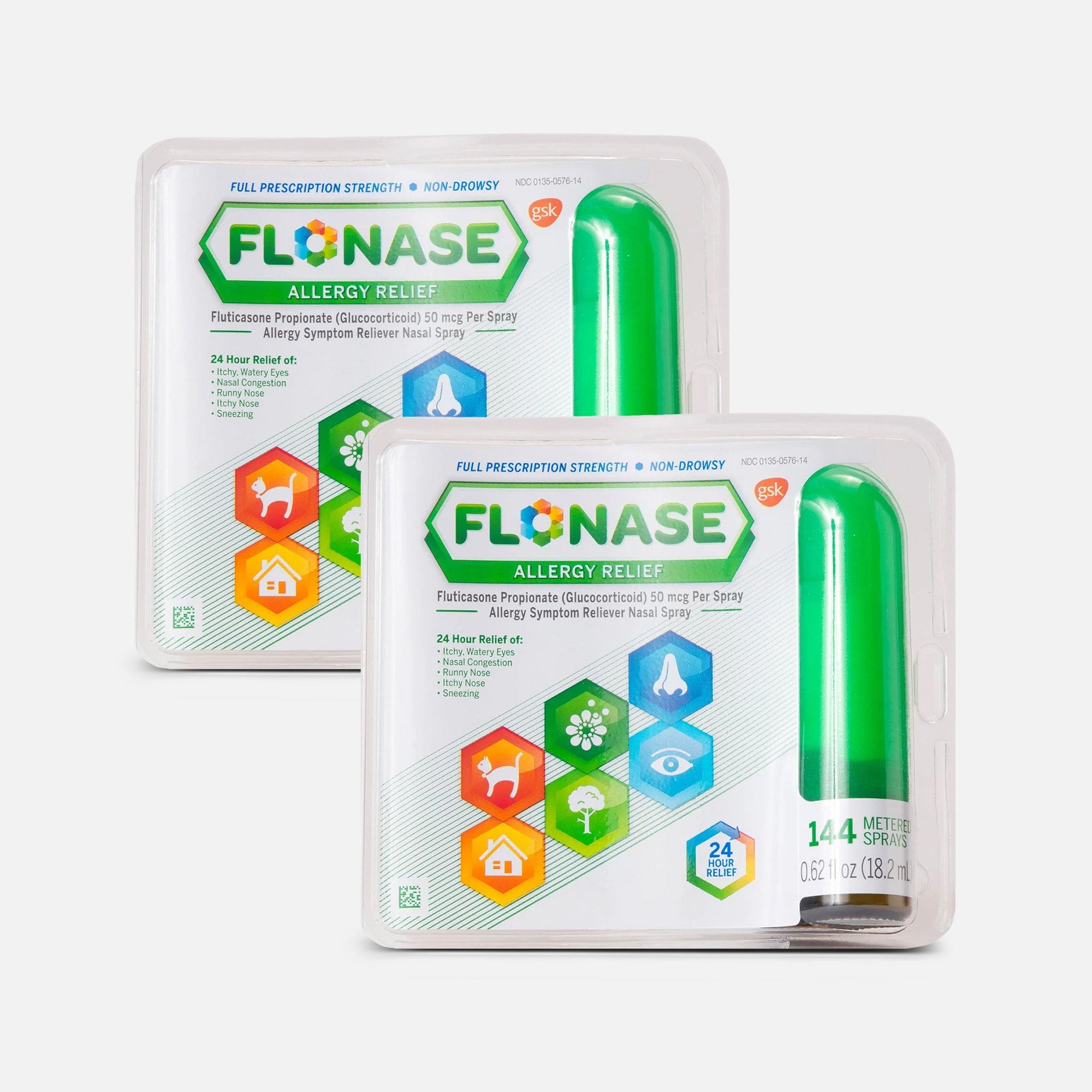 Flonase Allergy Relief Nasal Spray, 144 ct. (2-Pack), , large
