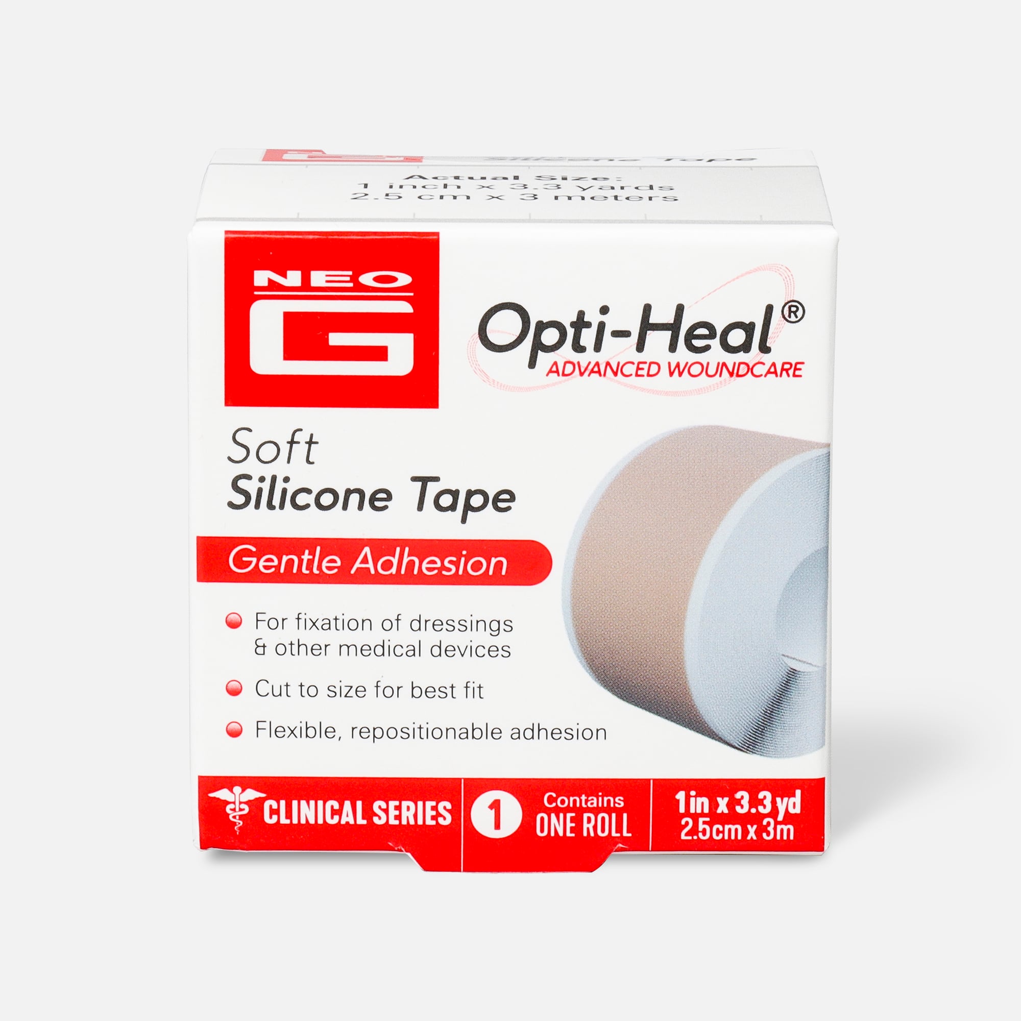 Neo G Soft Silicone Tape, 1" x 3.3 yrd, , large