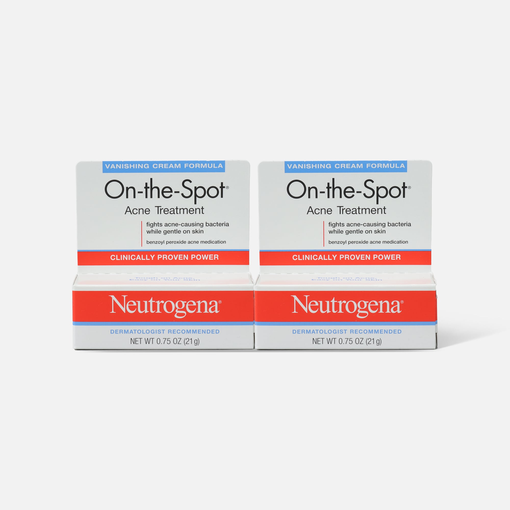 Neutrogena On-The-Spot Acne Treatment, .75 oz. (2-Pack), , large