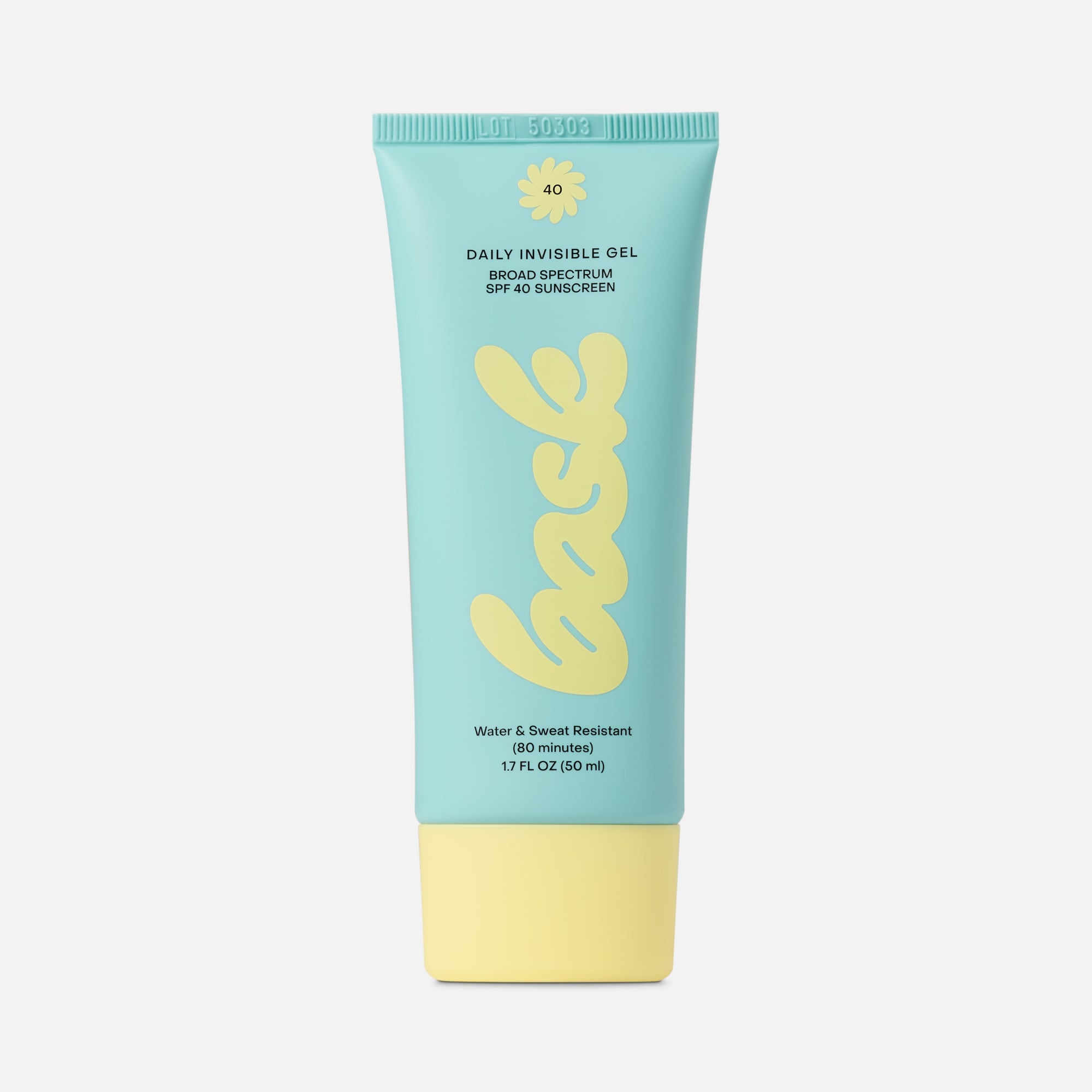 Bask Daily Invisible Gel SPF 40, 1.7 fl oz.