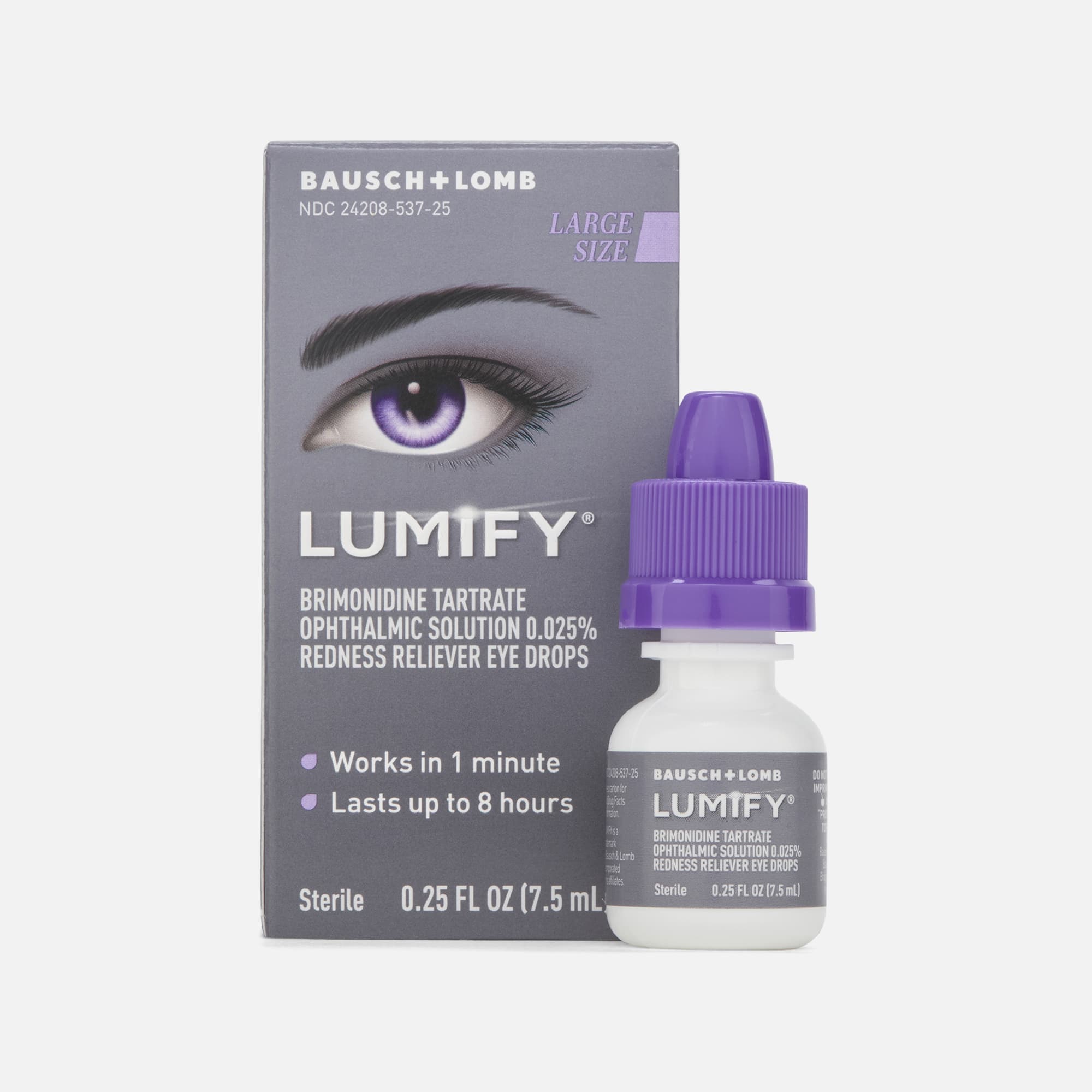 LUMIFY Redness Reliever Eye Drops, 0.25 fl oz (7.5ml)