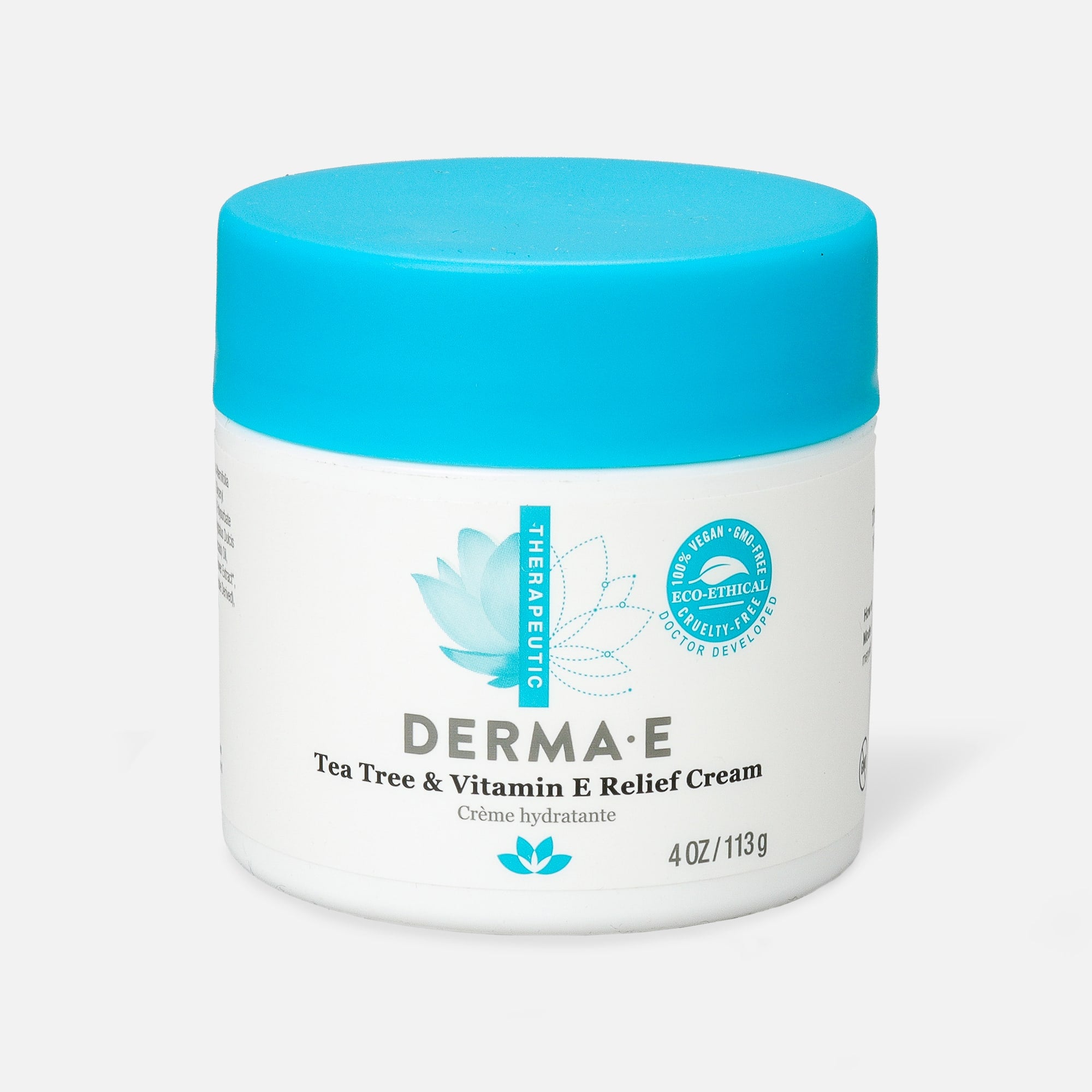 Derma E Tea Tree and Vitamin E Relief Cream, 4 oz., , large