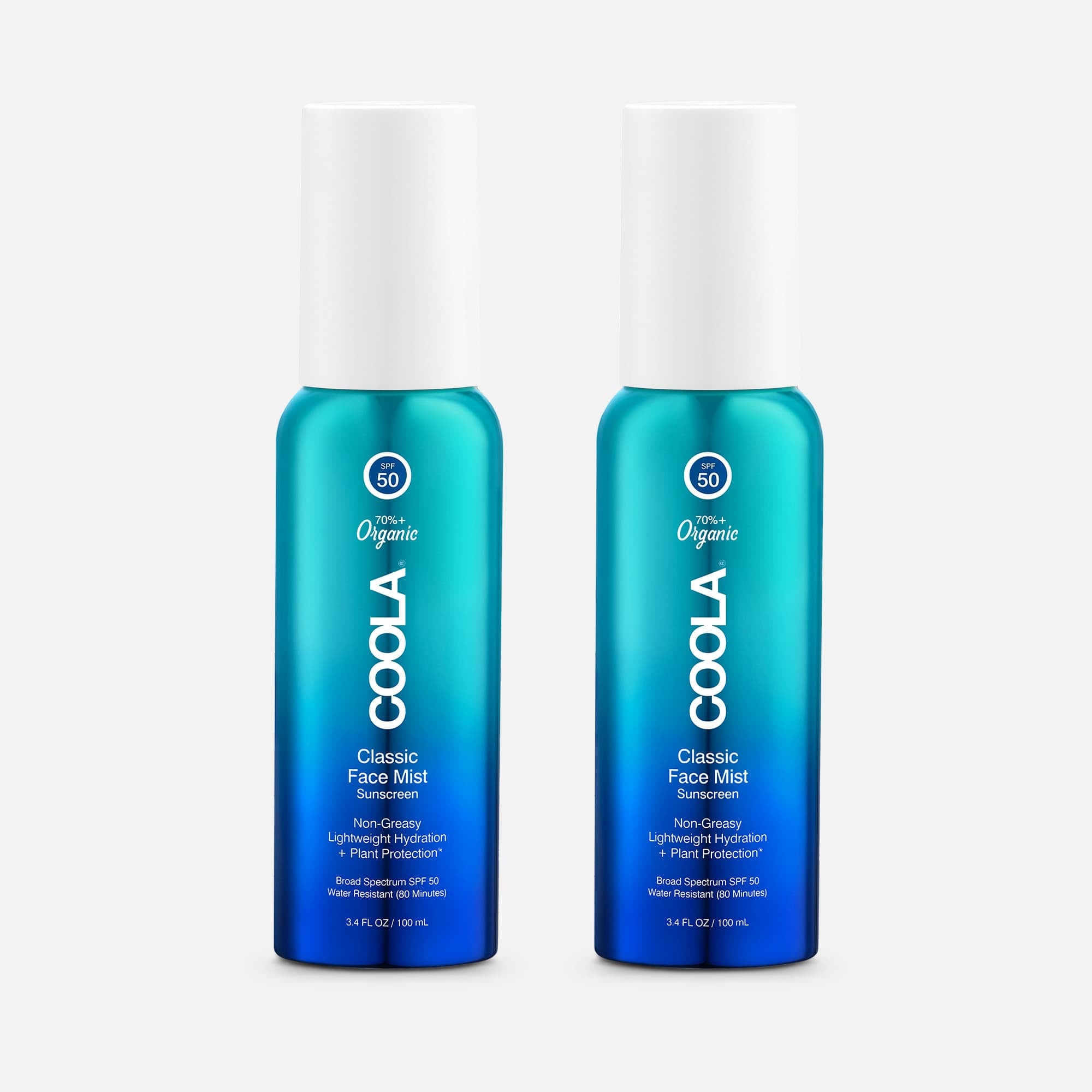 COOLA Classic Face Sunscreen Mist - SPF 50, 3.4 oz. (2-Pack), , large