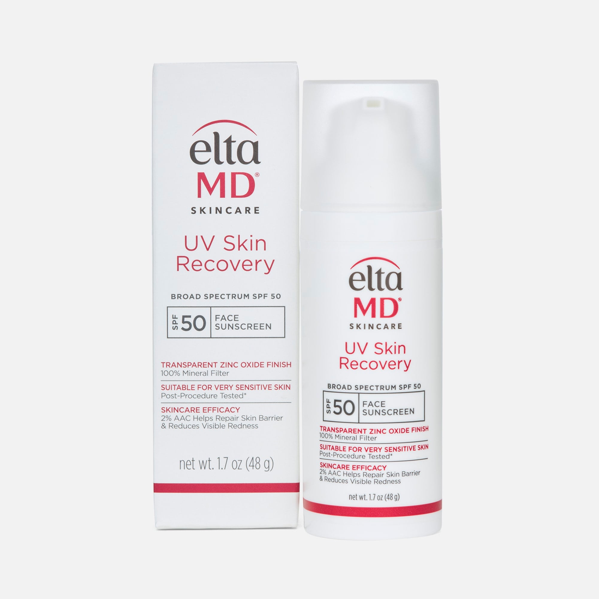 EltaMD UV Skin Recovery Broad Spectrum SPF 50 Face Sunscreen, , large