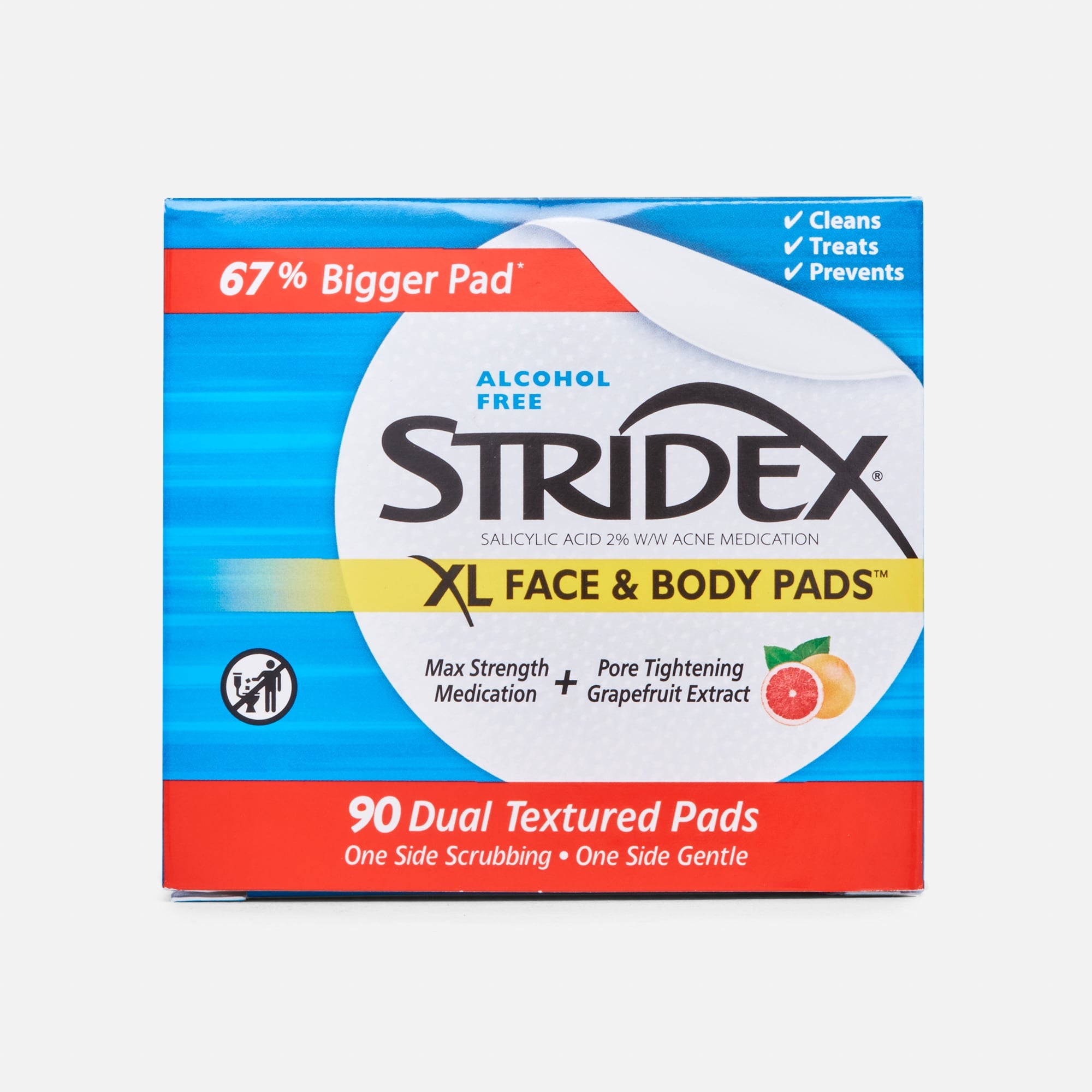Stridex XL Face & Body Pads, 90 ct. by Stridex | HSA Store