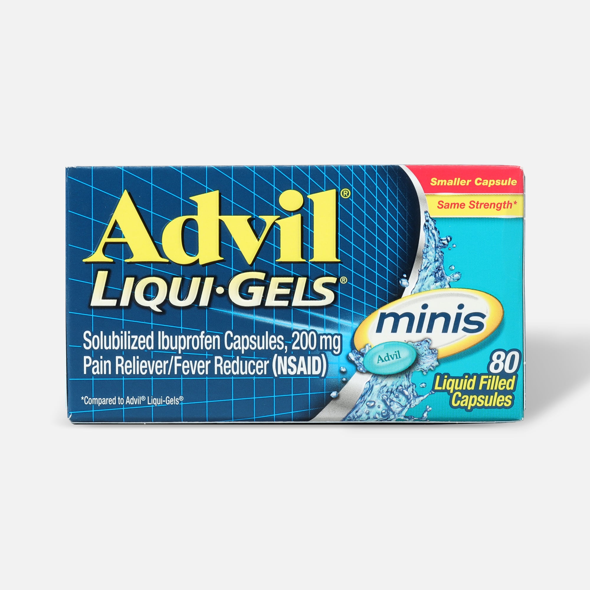 Advil Pain Reliever Fever Reducer Mini Liquid Gels, , large