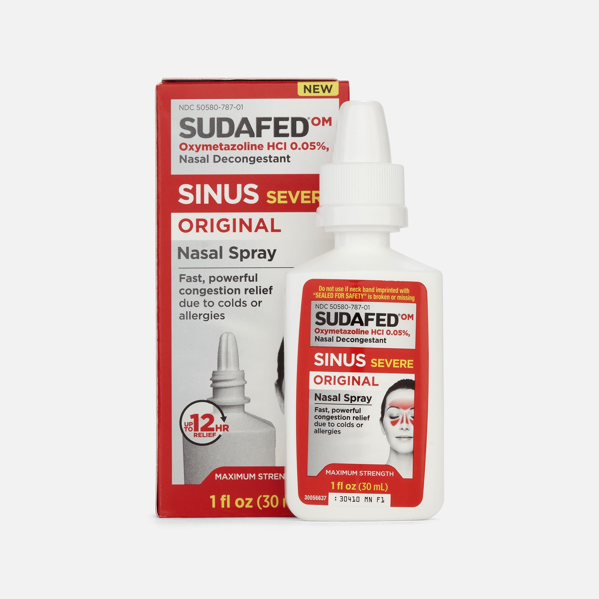Sudafed OM Sinus Severe Original Nasal Spray, 1 fl oz., , large