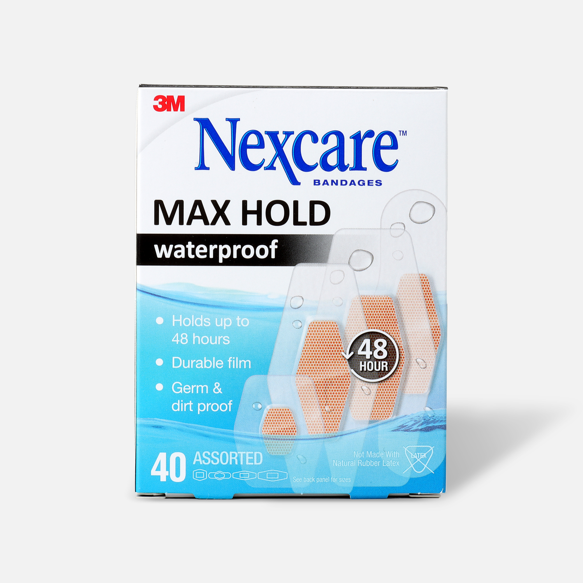Nexcare Max Hold Bandage Assorted Sizes, , large