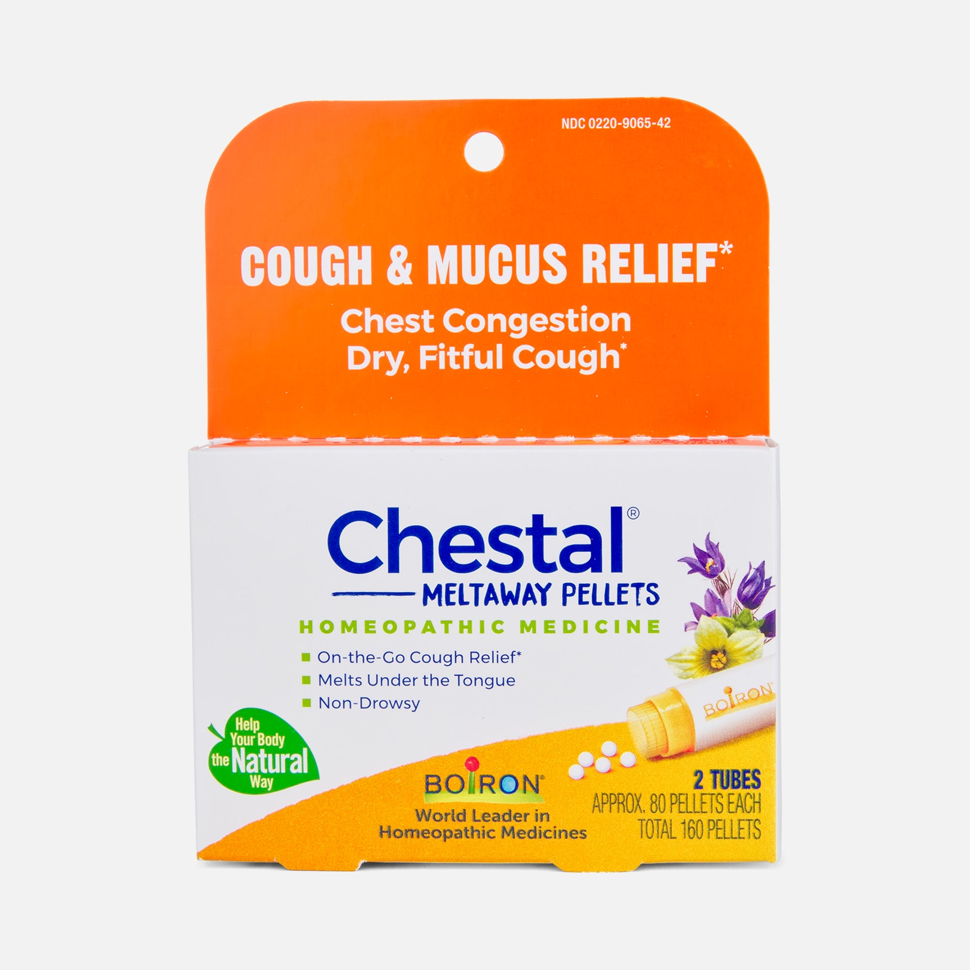 Boiron Chestal® Cold & Cough Meltaway Pellets, 160 ct., , large